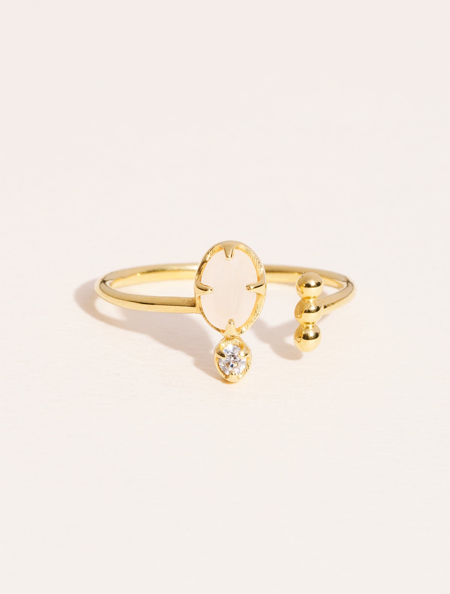 Mani Ring - Moonstone