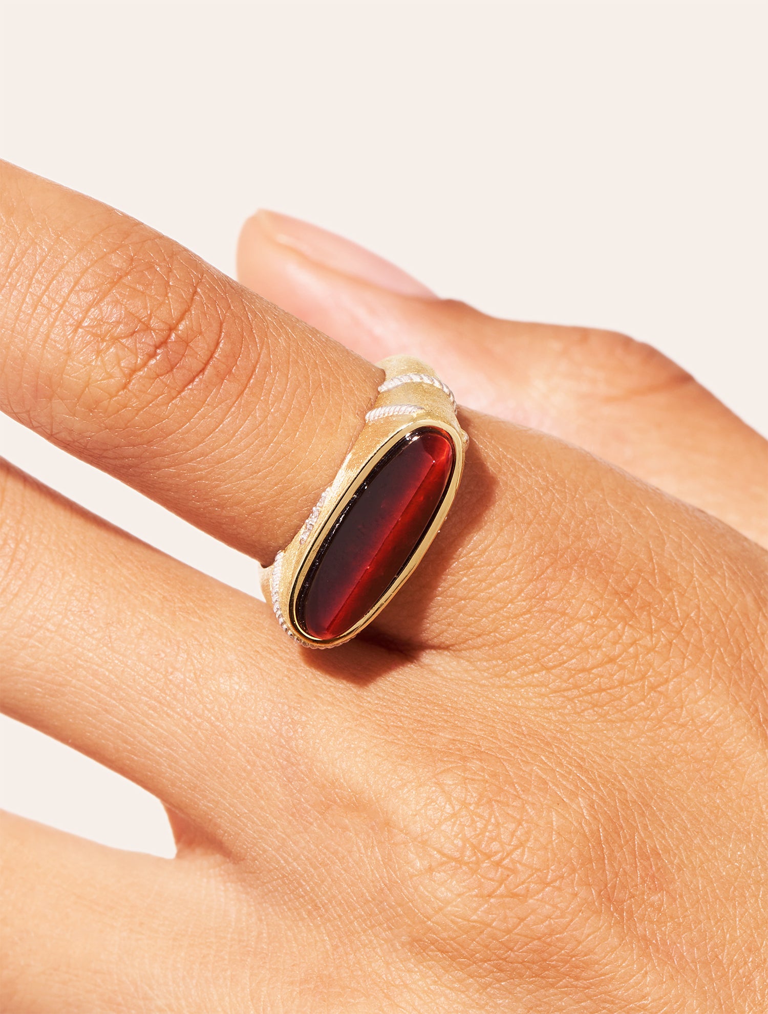 Bague Minuit - Oeil de Tigre