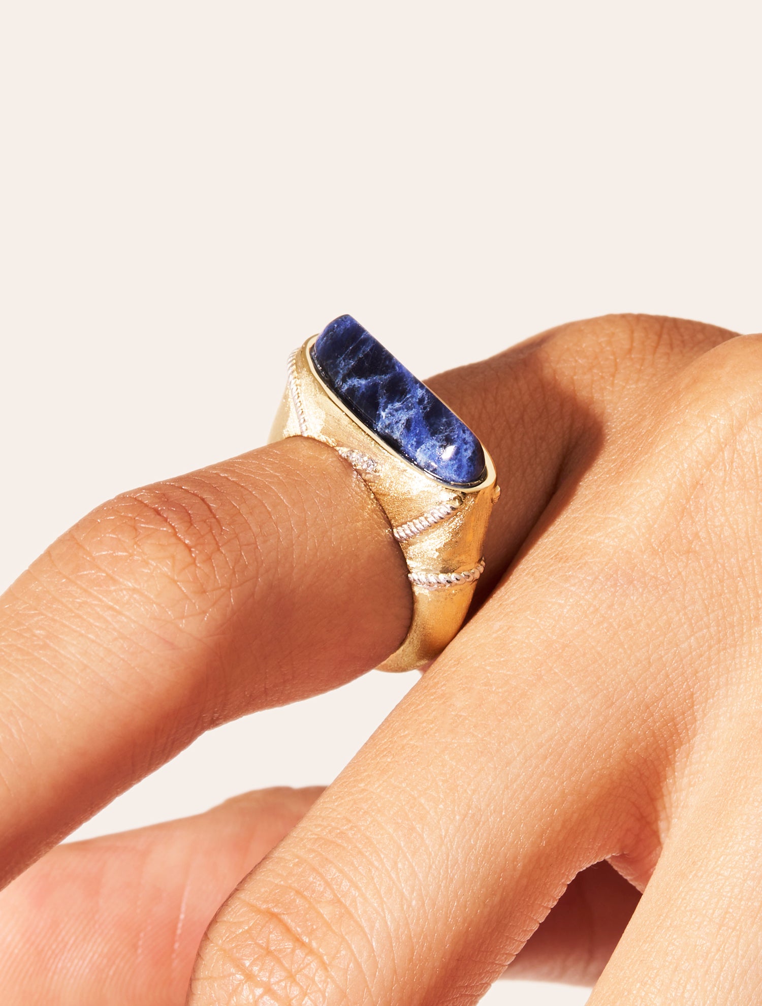 Bague Minuit - Sodalite
