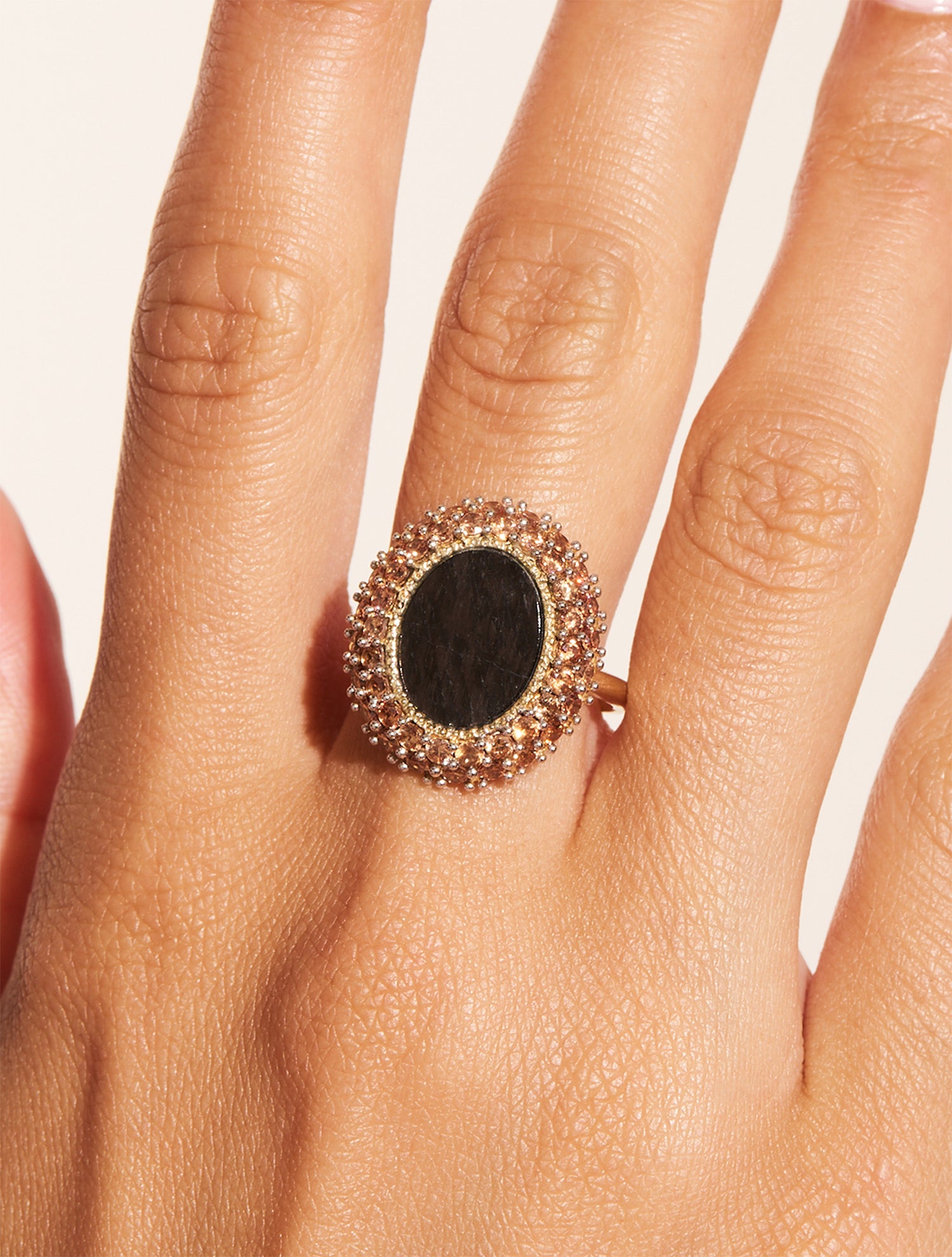 Mirage Ring - Textured Onyx