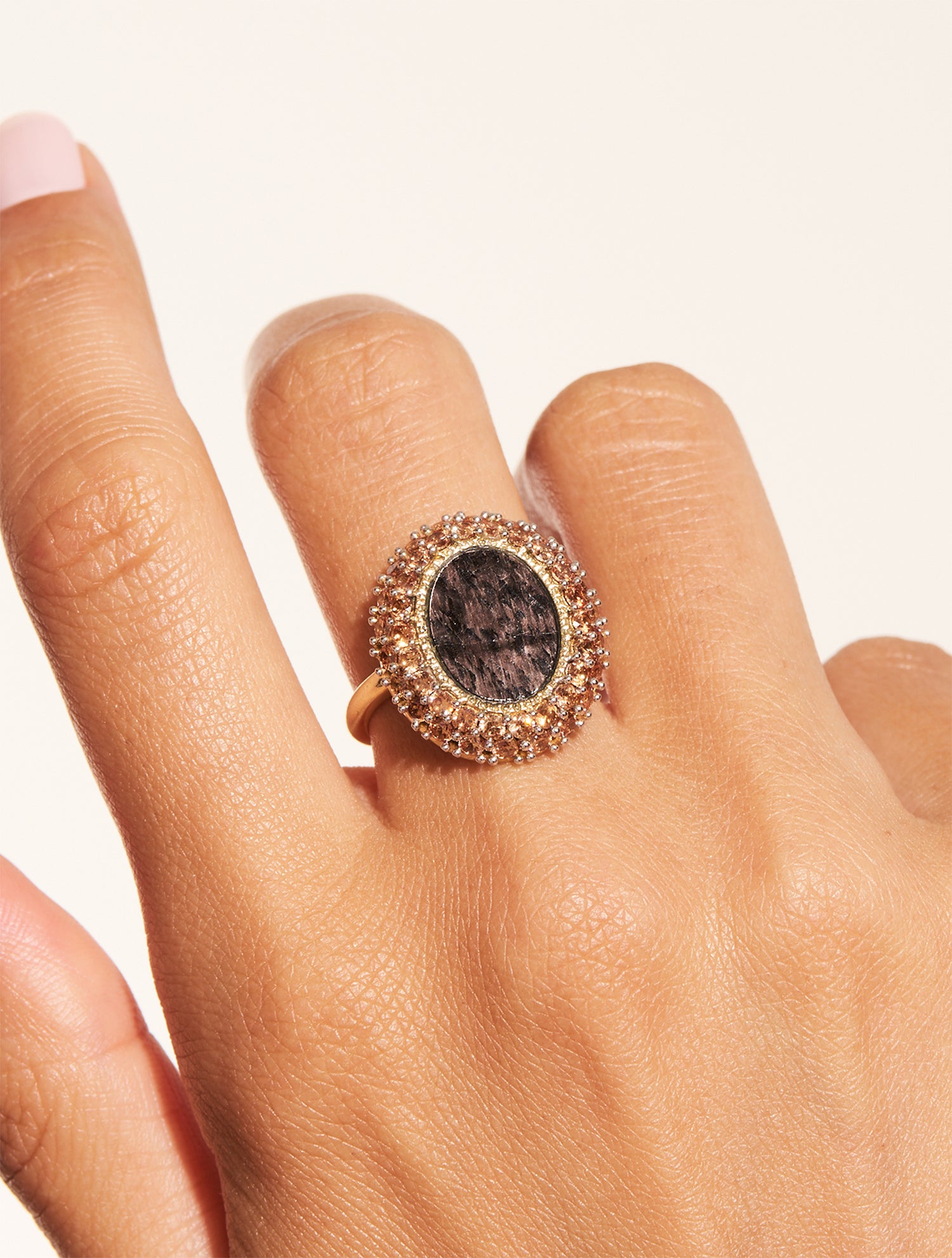 Bague Mirage - Onyx Texturé