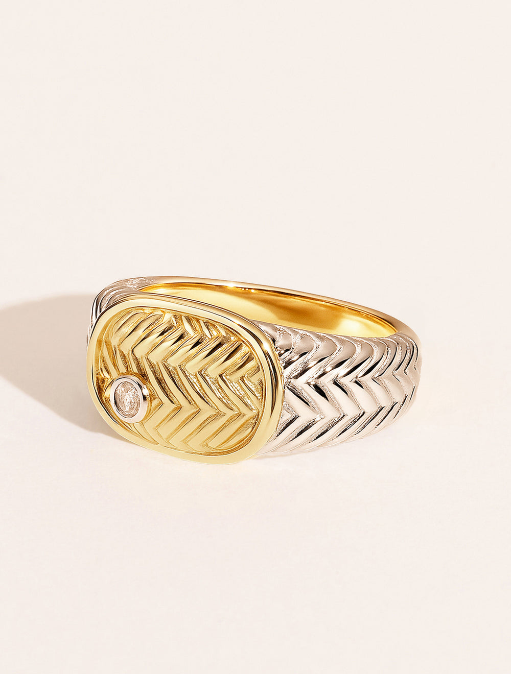 Bague paradoxe - Or et argent