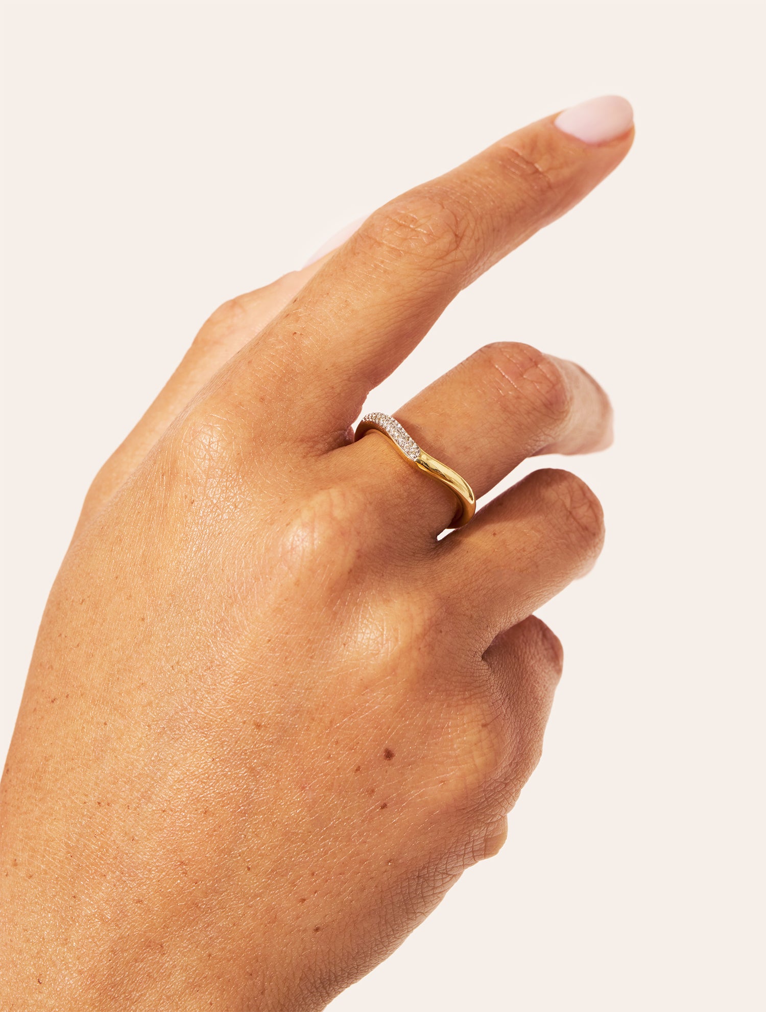 Bague Origine pavée de zircons