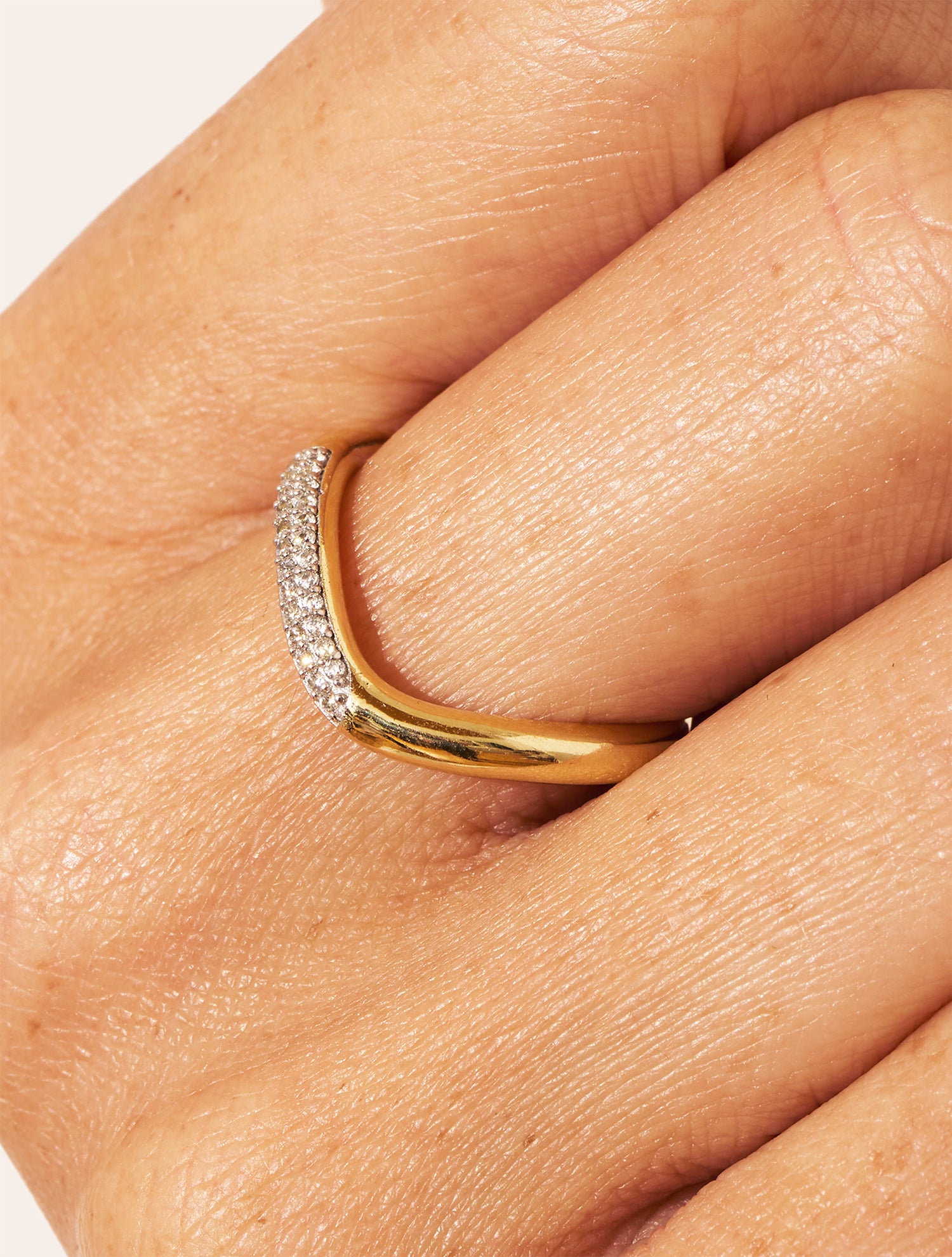 Bague Origine pavée de zircons