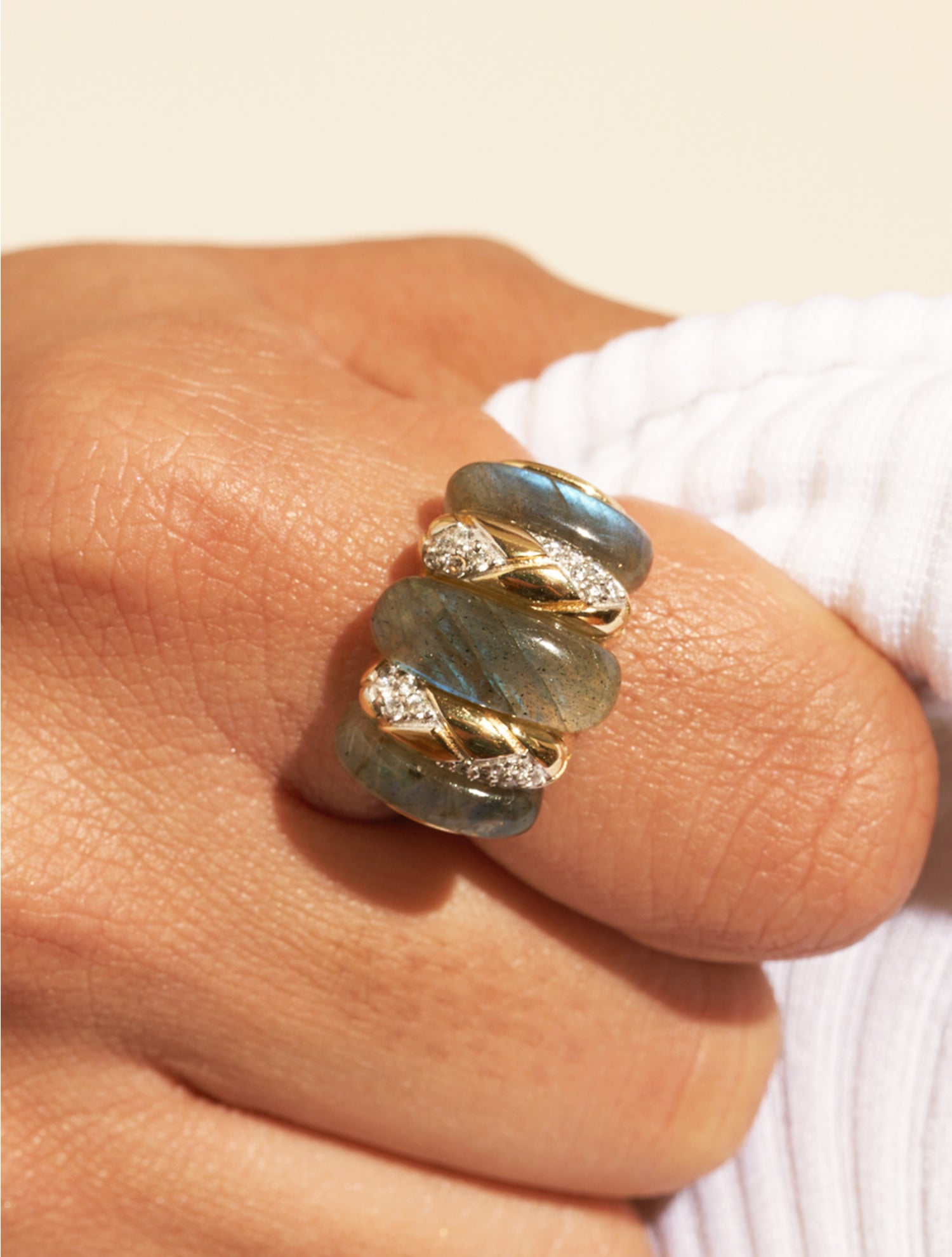 Bague Oro - Labradorite