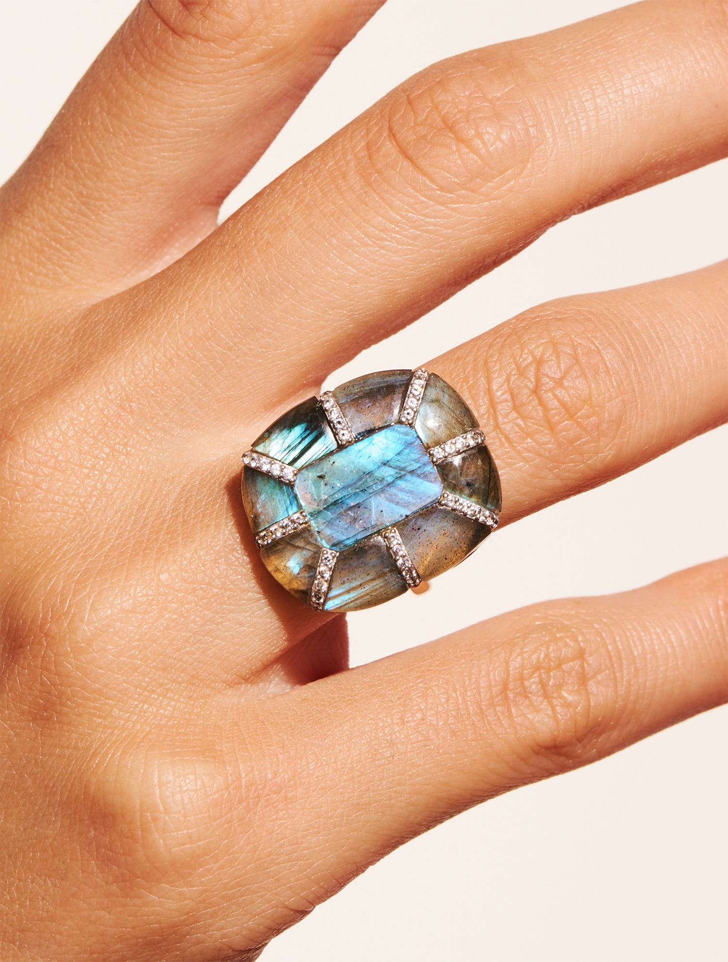 Bague Reem - Labradorite