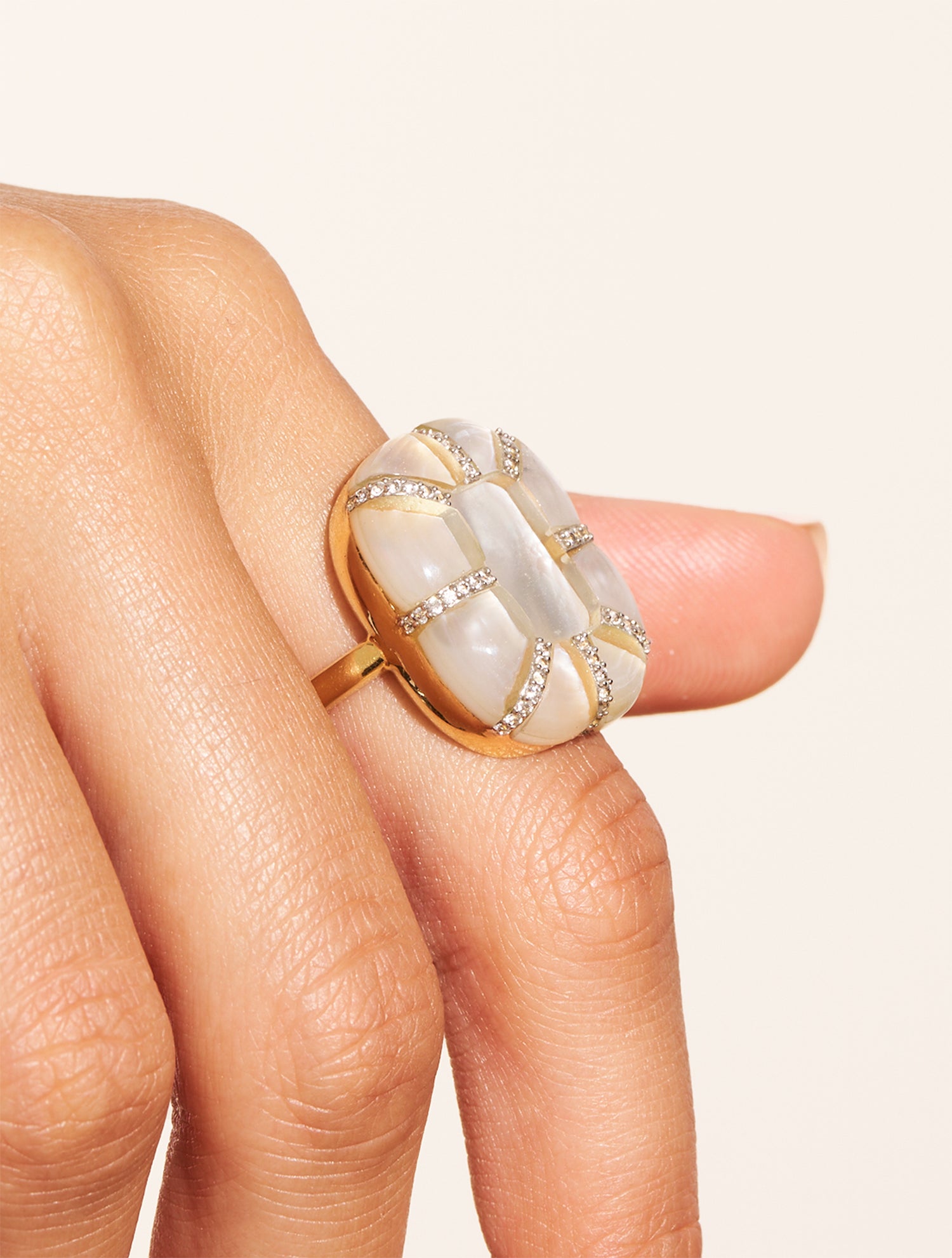 Reem Ring - Mother of Pearl