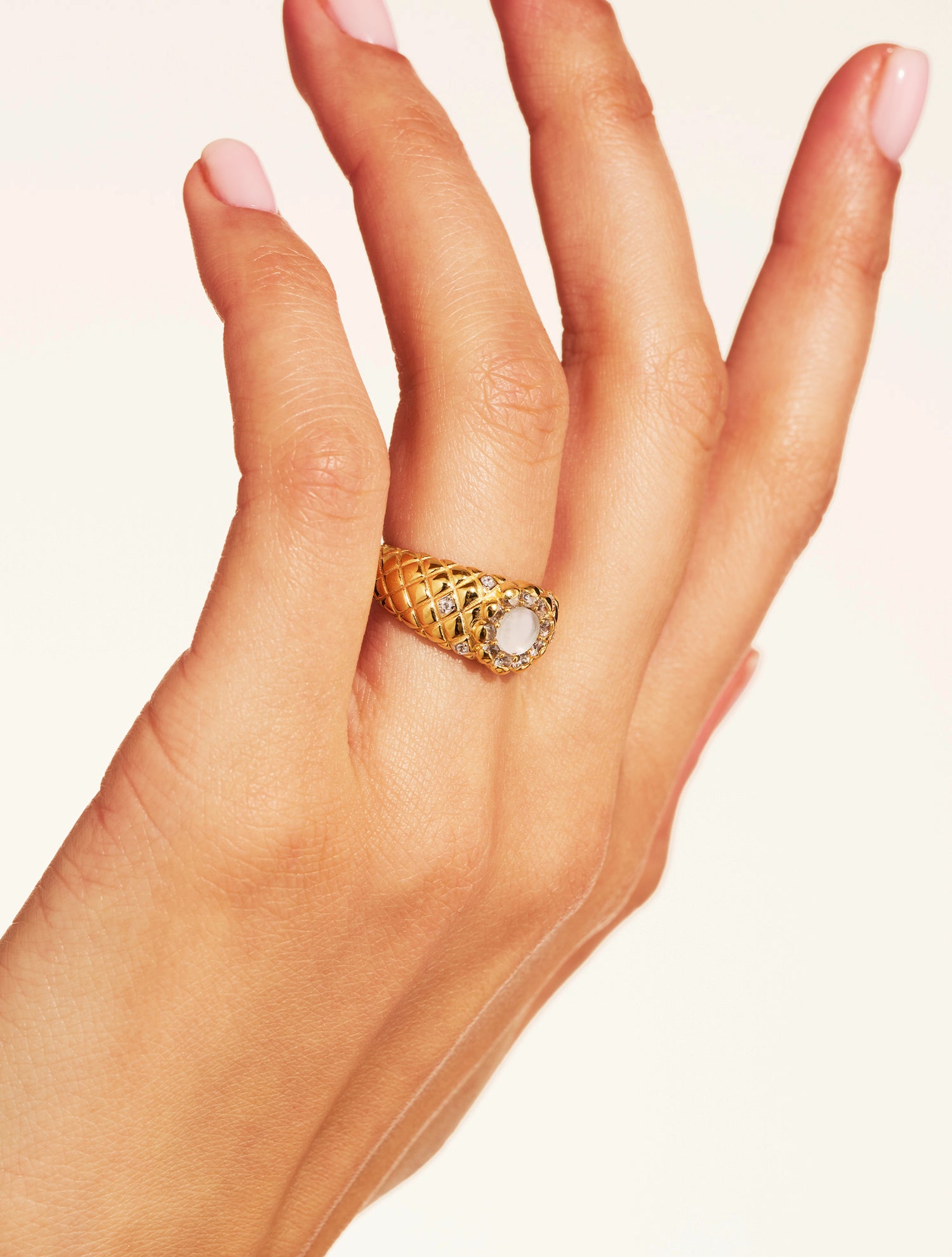 Bague Rive D'or - Nacre