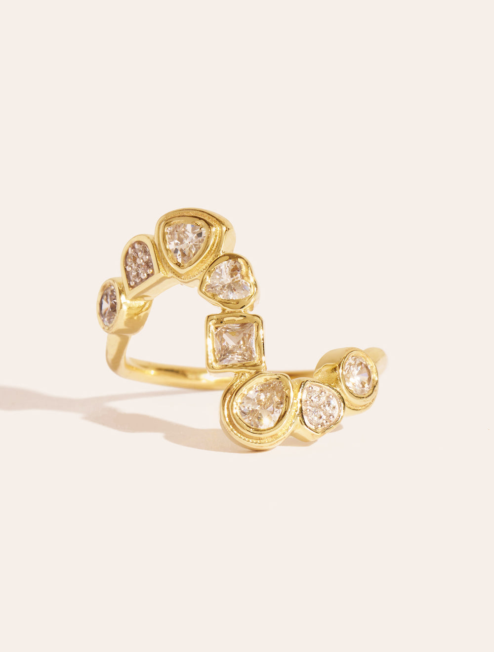 Bague Rivière - Zircons blanc