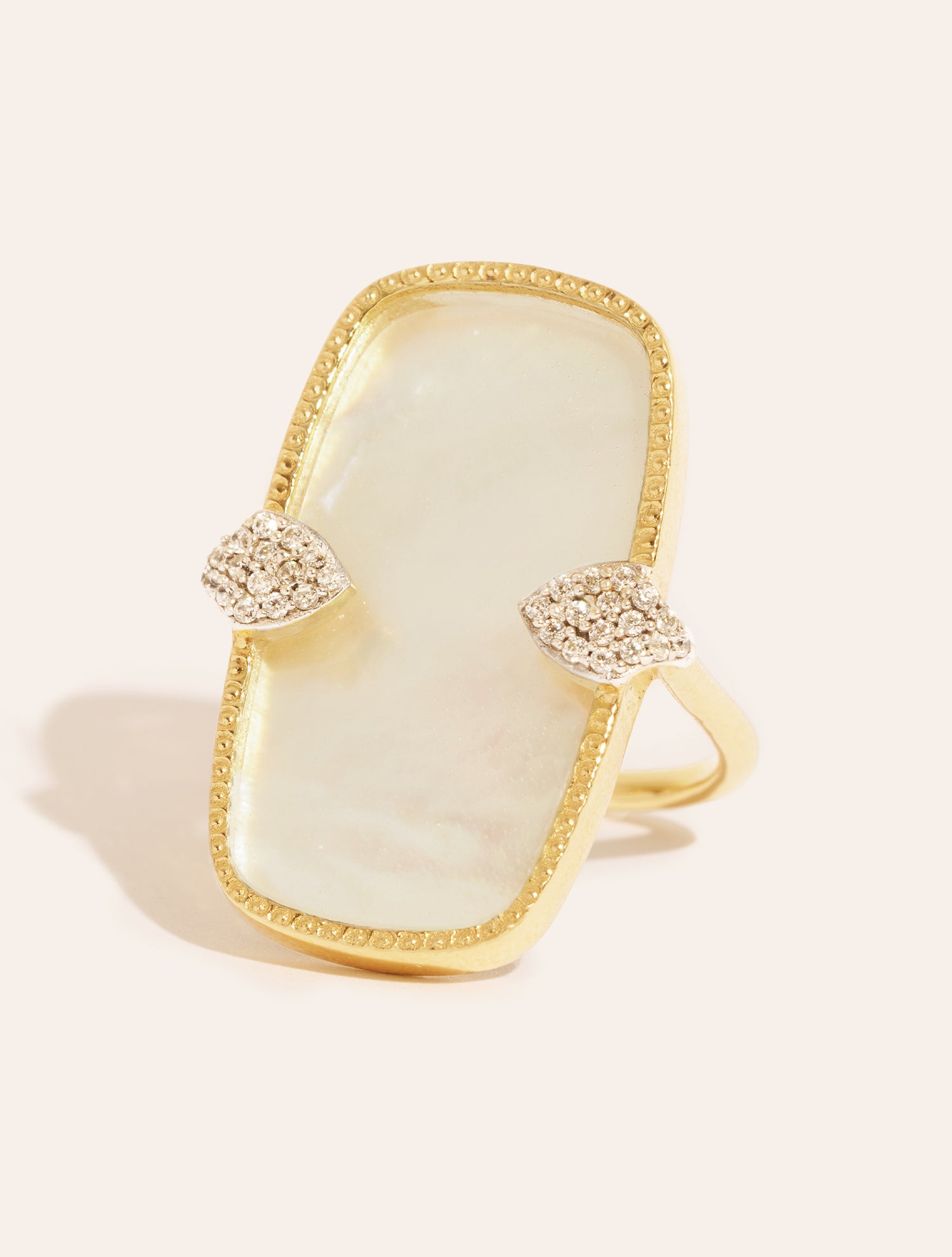 Bague Sangha - Nacre