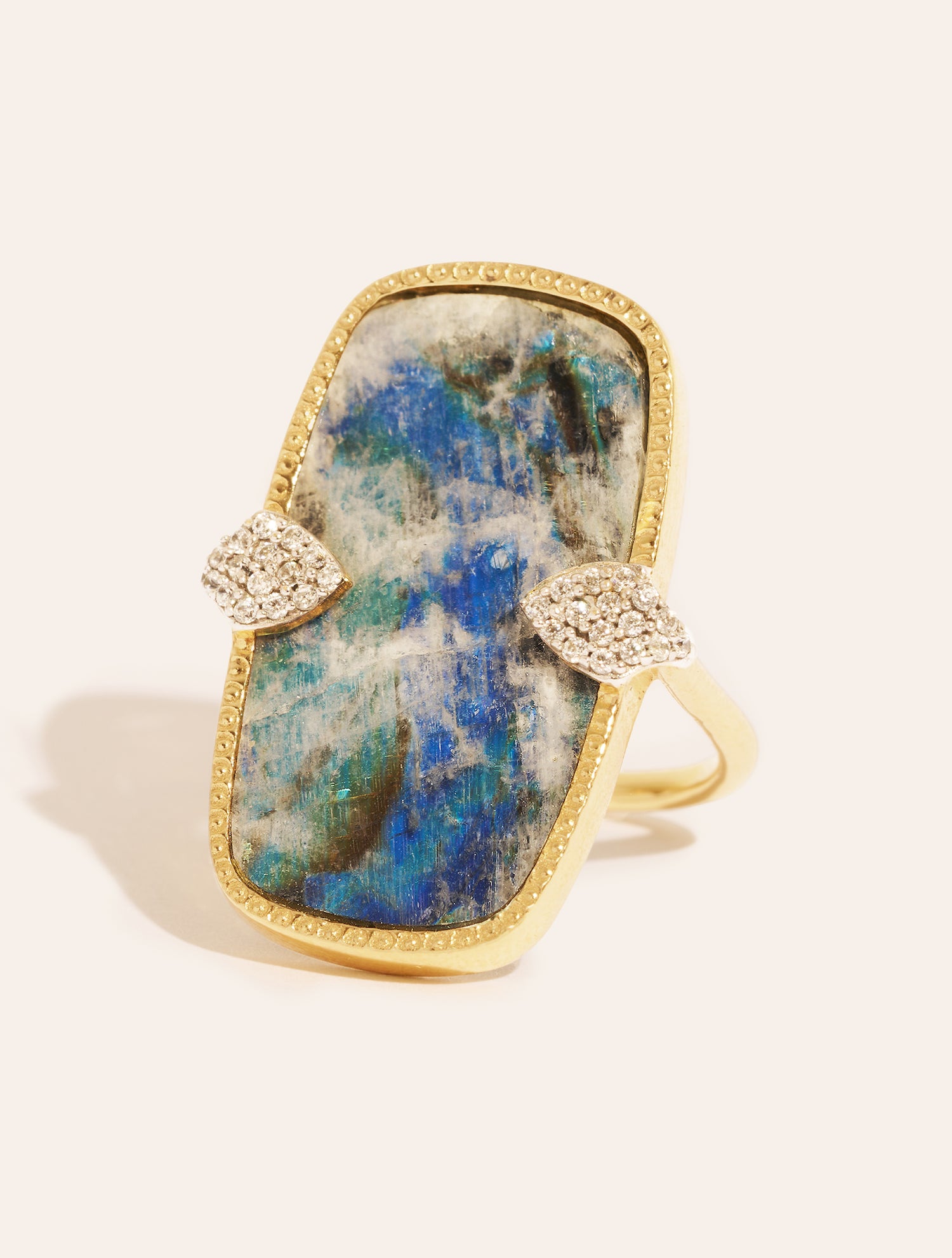 Sangha Ring - Onyx / Moonstone