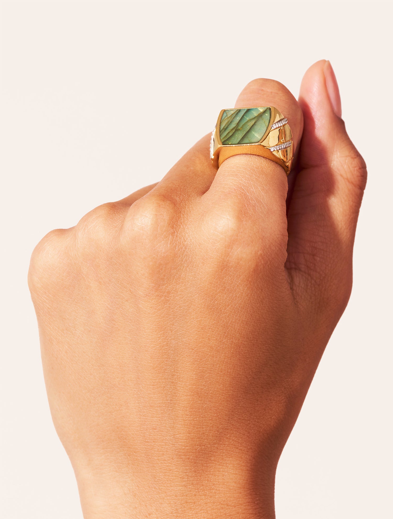 Bague Seema - Labradorite