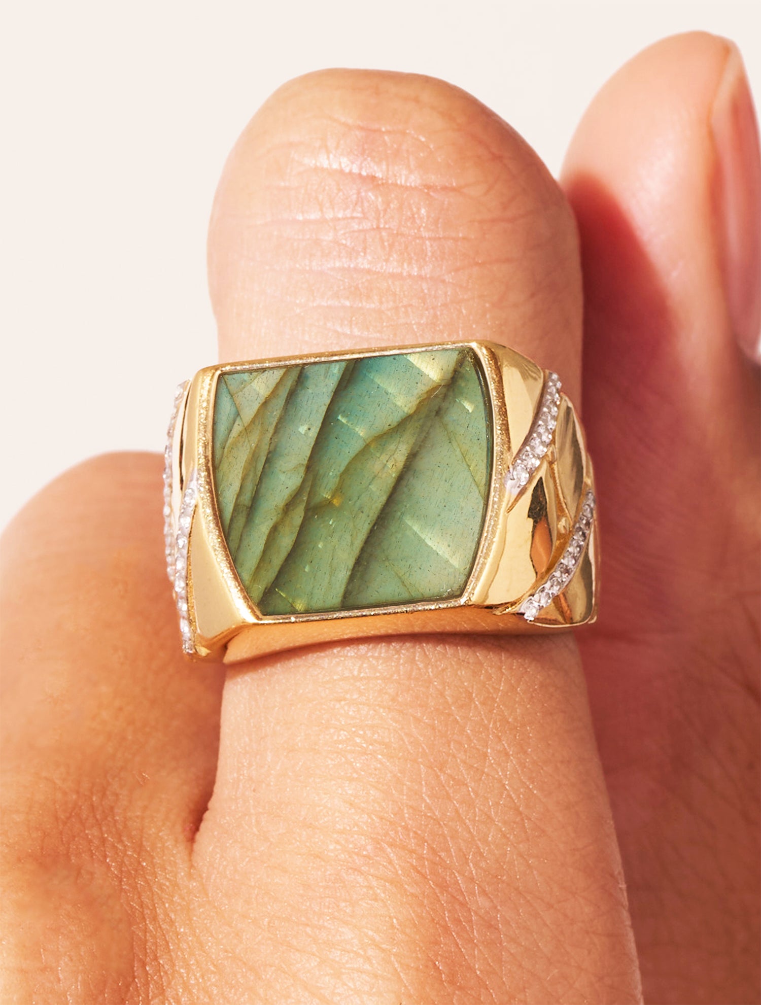 Bague Seema - Labradorite