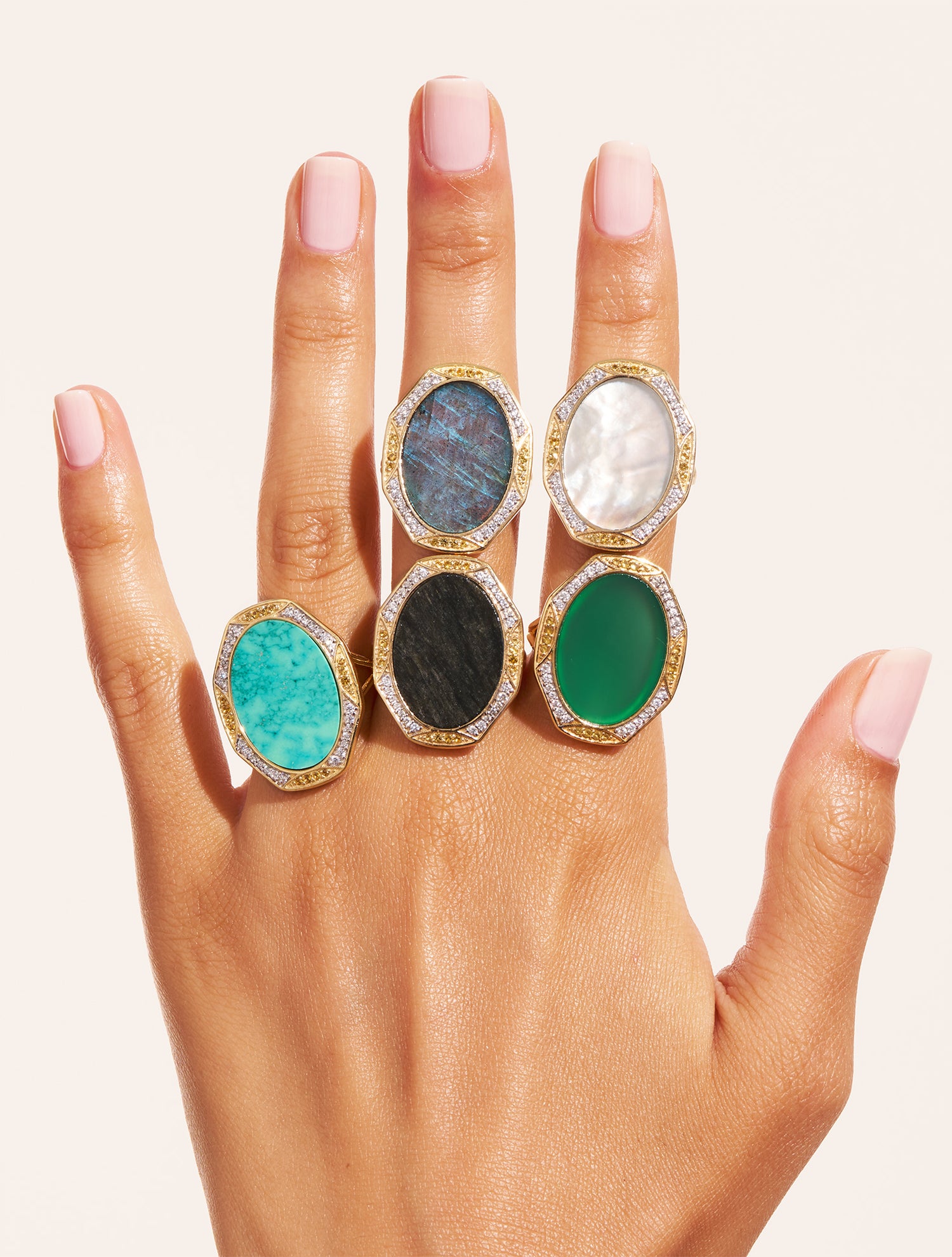 Bague Sinaï - Labradorite