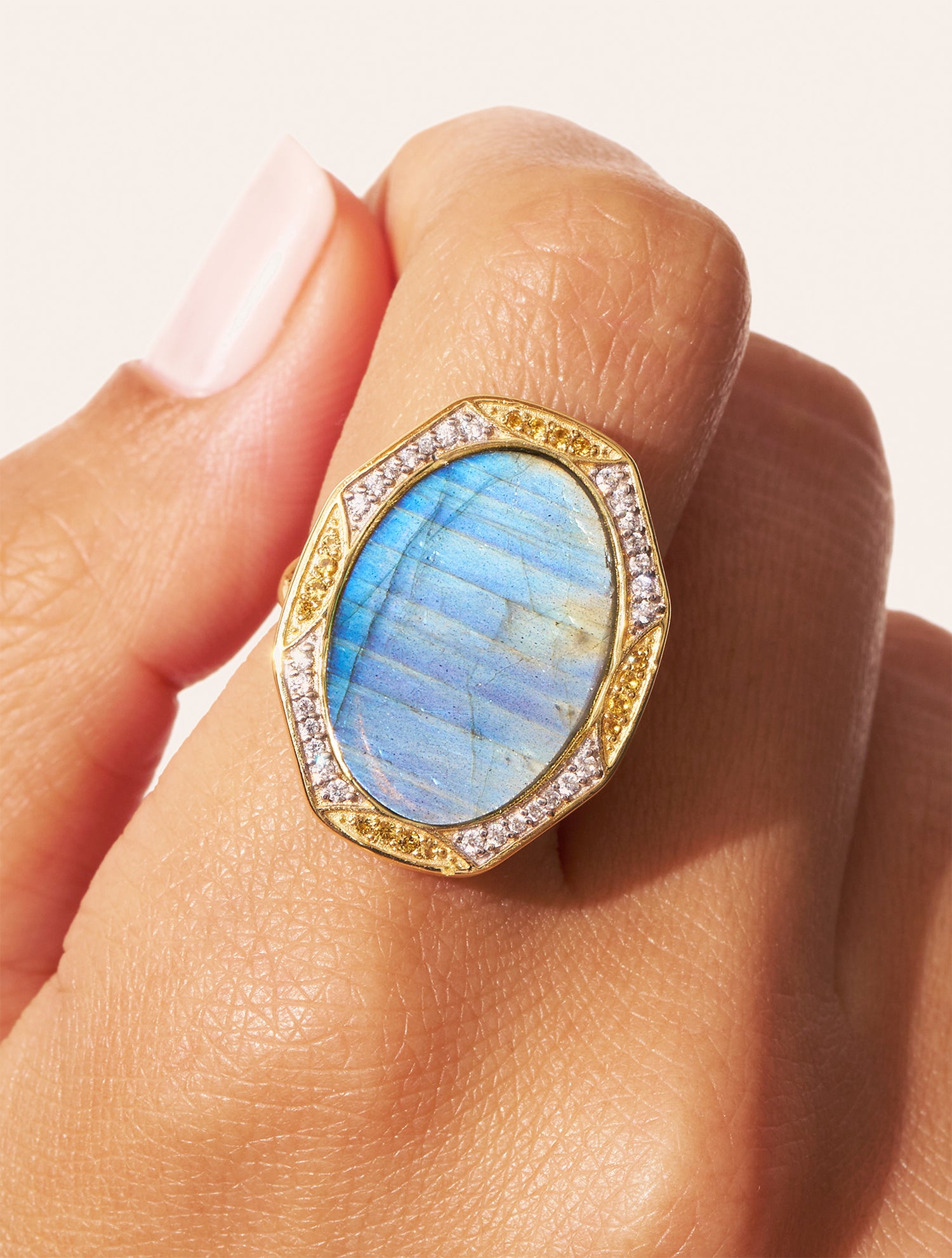Bague Sinaï - Labradorite