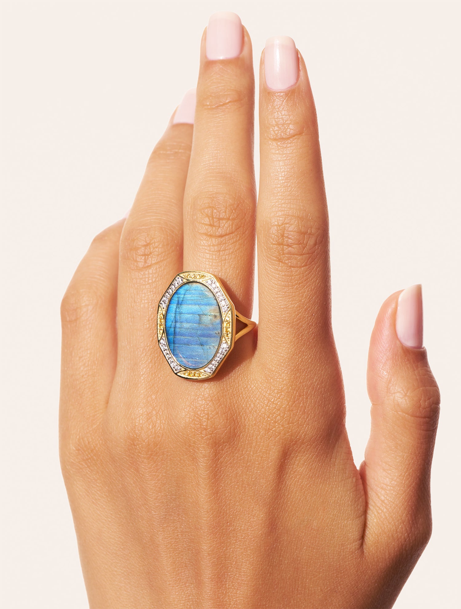 Bague Sinaï - Labradorite