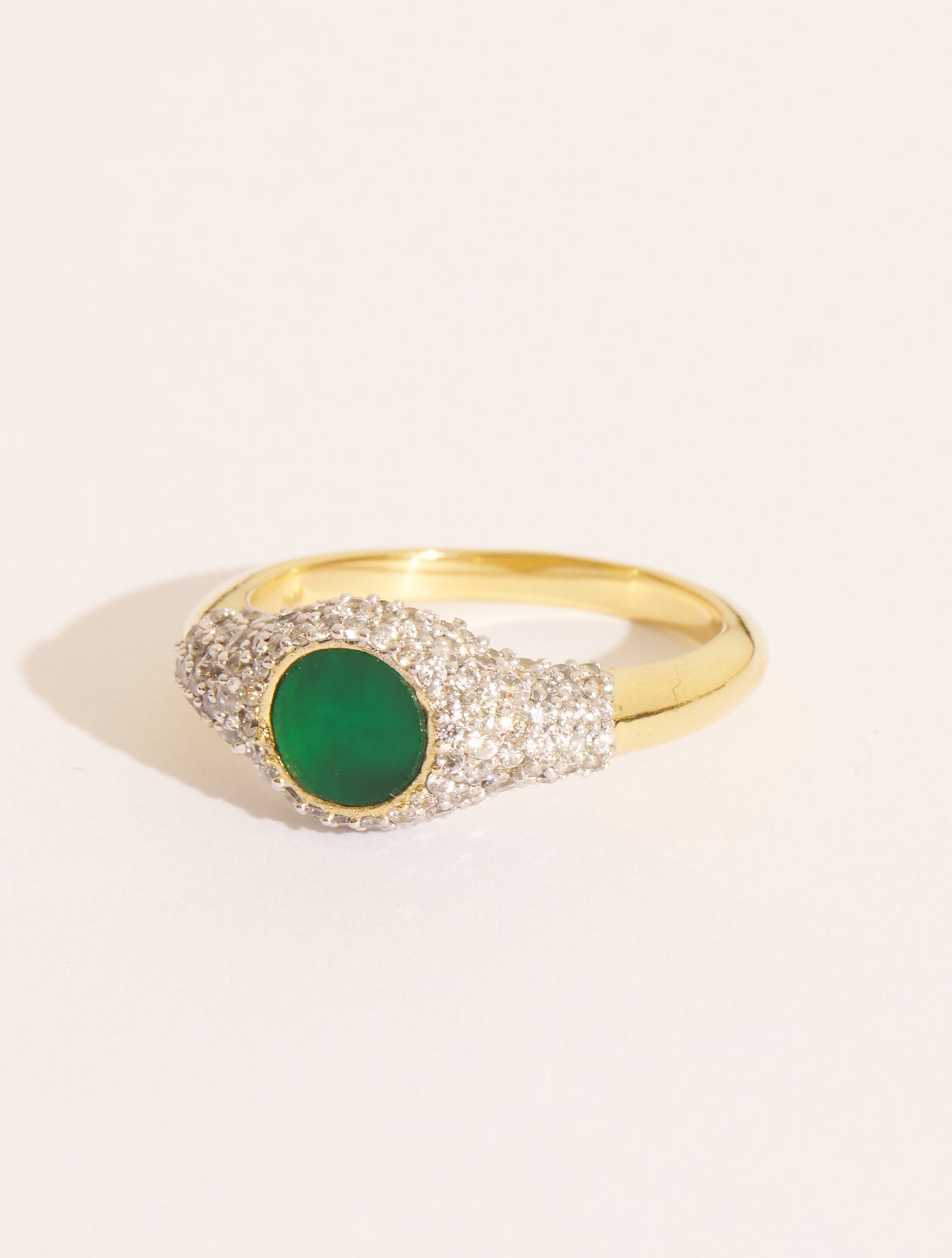 Sunny Ring - Green Onyx