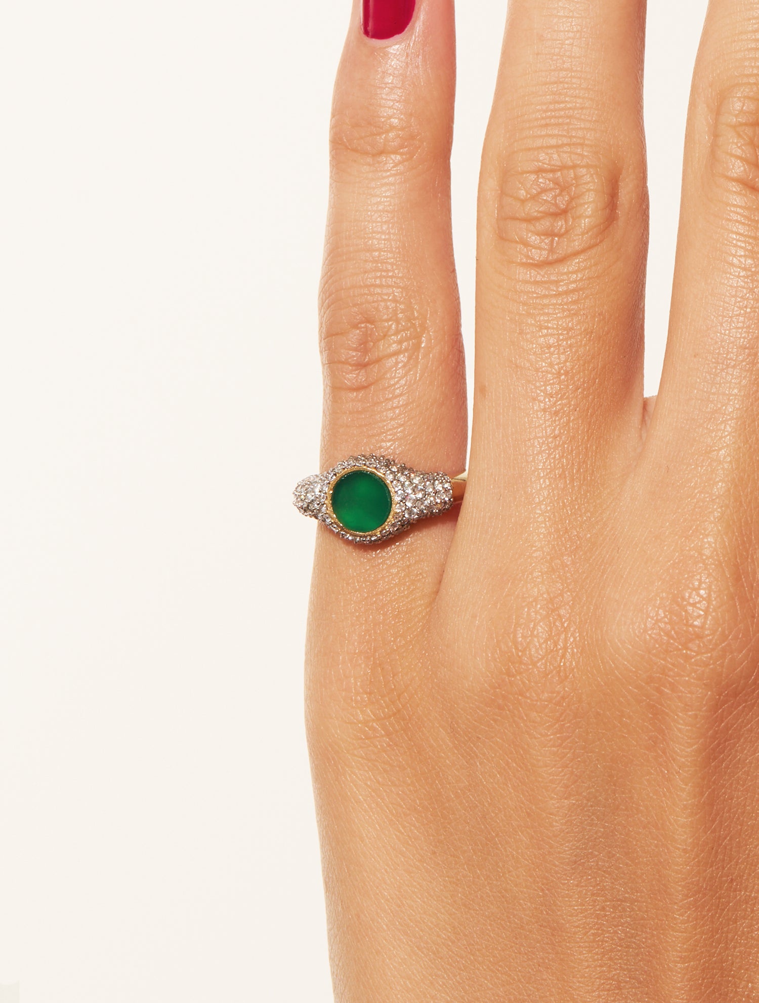 Bague Sunny - Onyx Vert