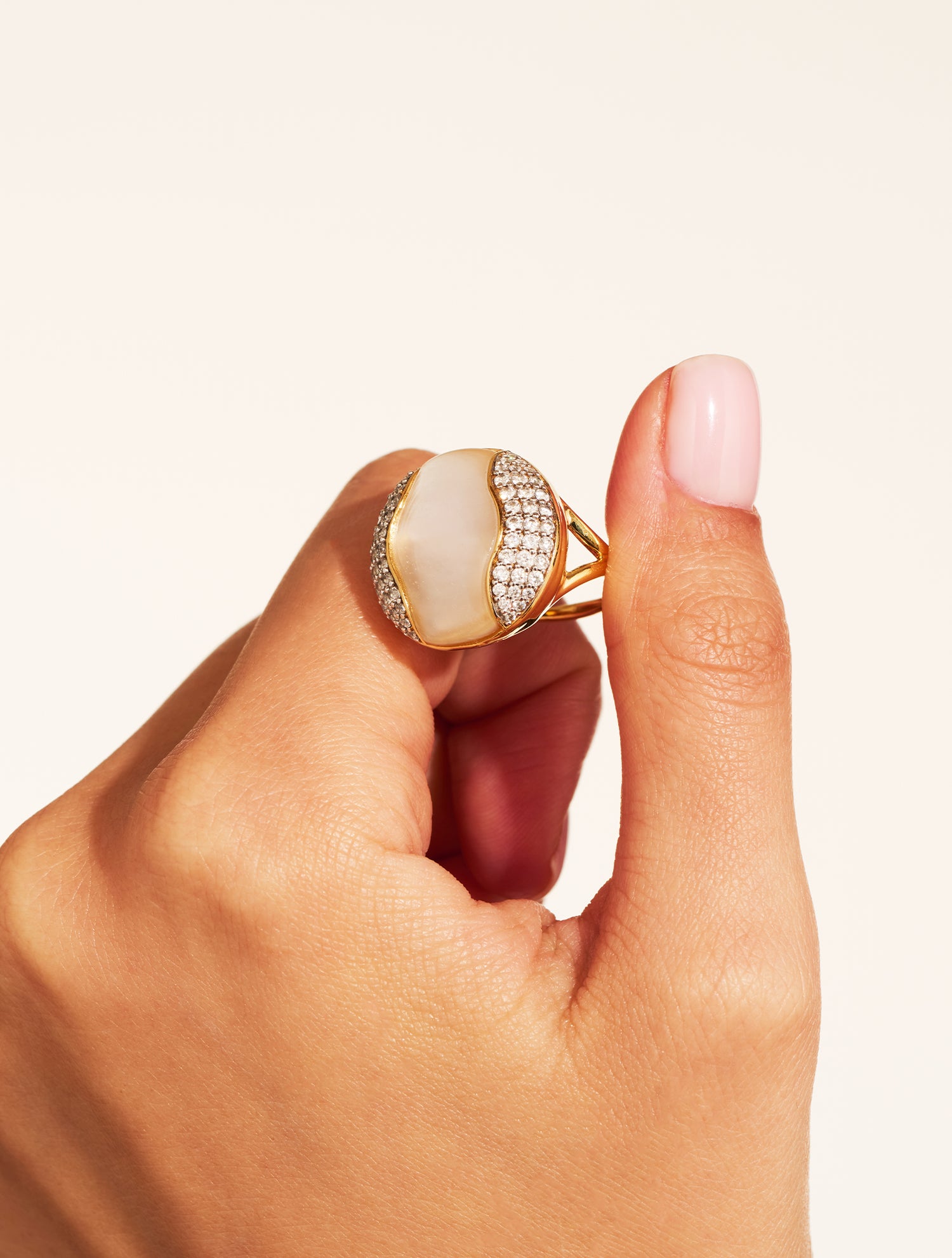 Bague Vertige - Nacre