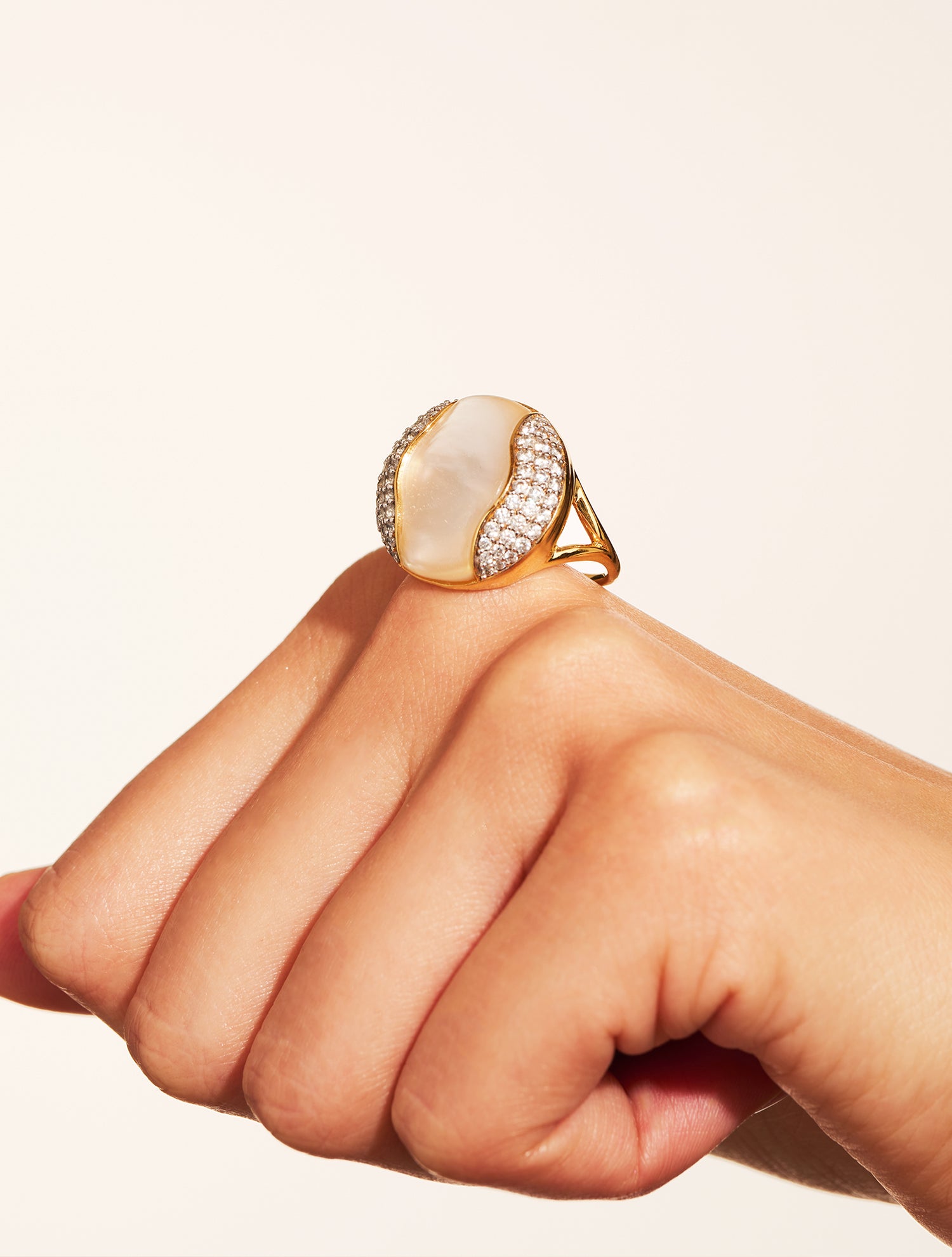 Bague Vertige - Nacre