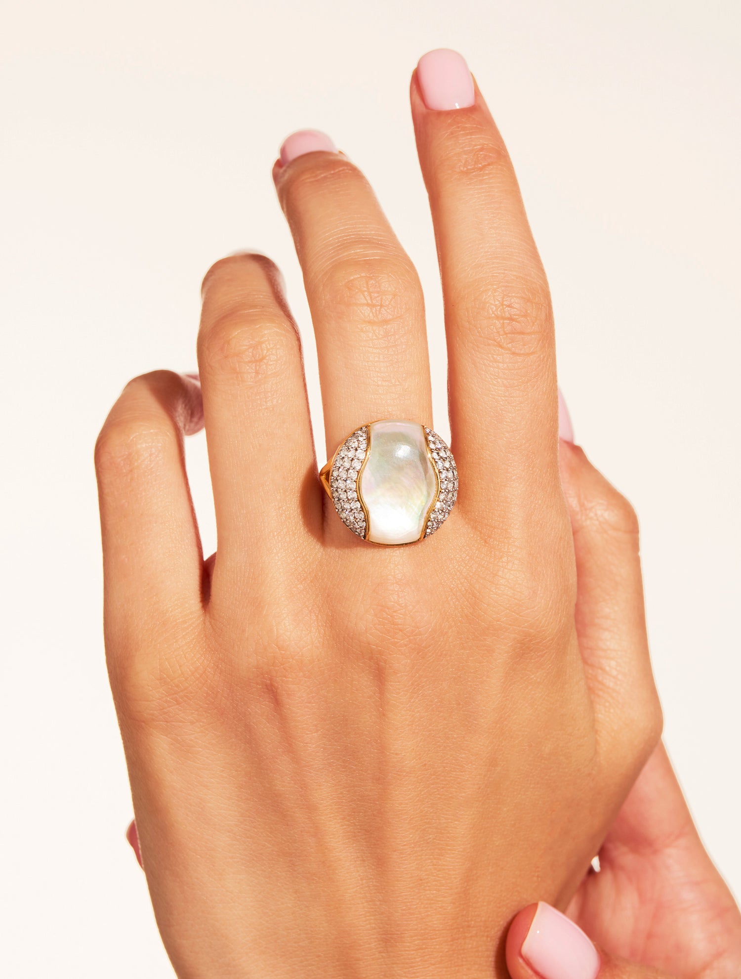 Bague Vertige - Nacre