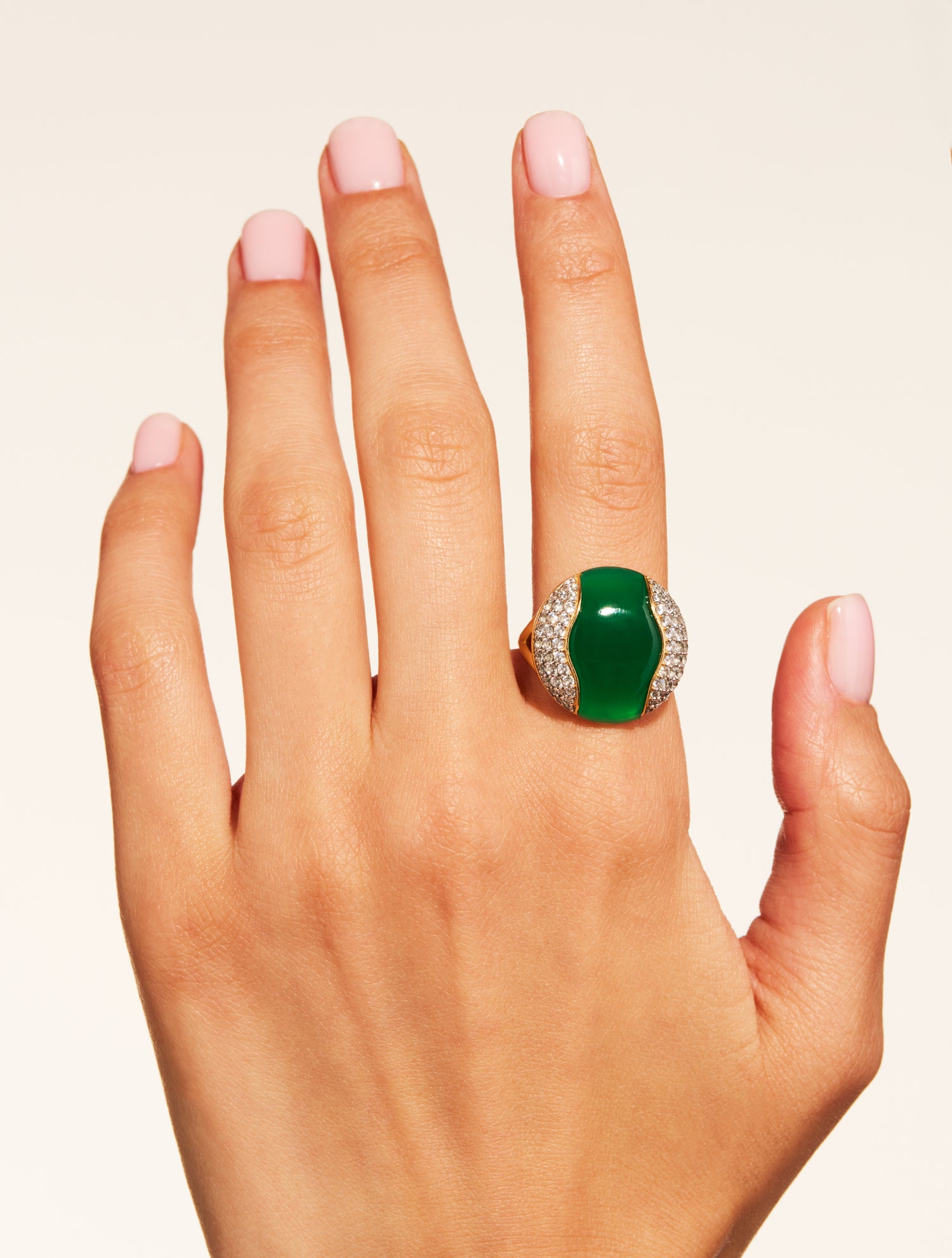 Bague Vertige - Onyx vert