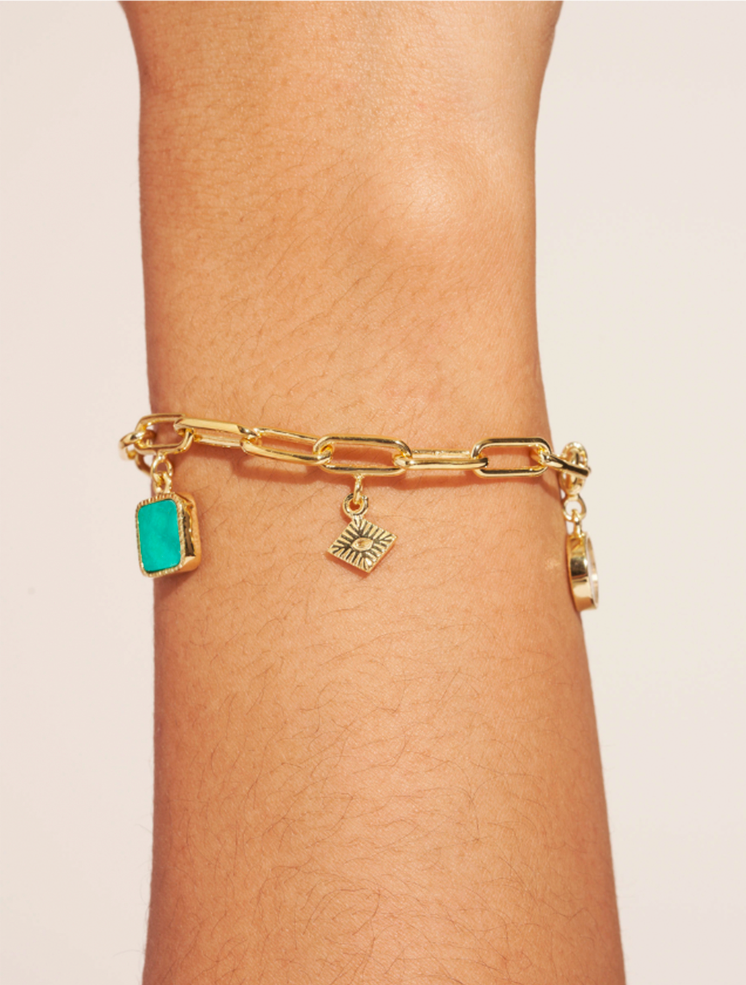 Bracelet Arya - Turquoise et Nacre