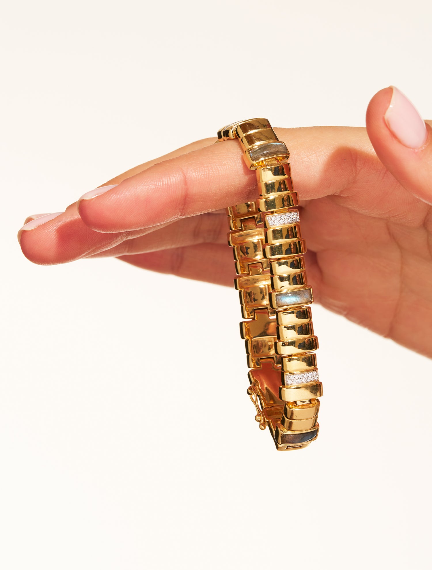 Bracelet Empreinte - Labradorite