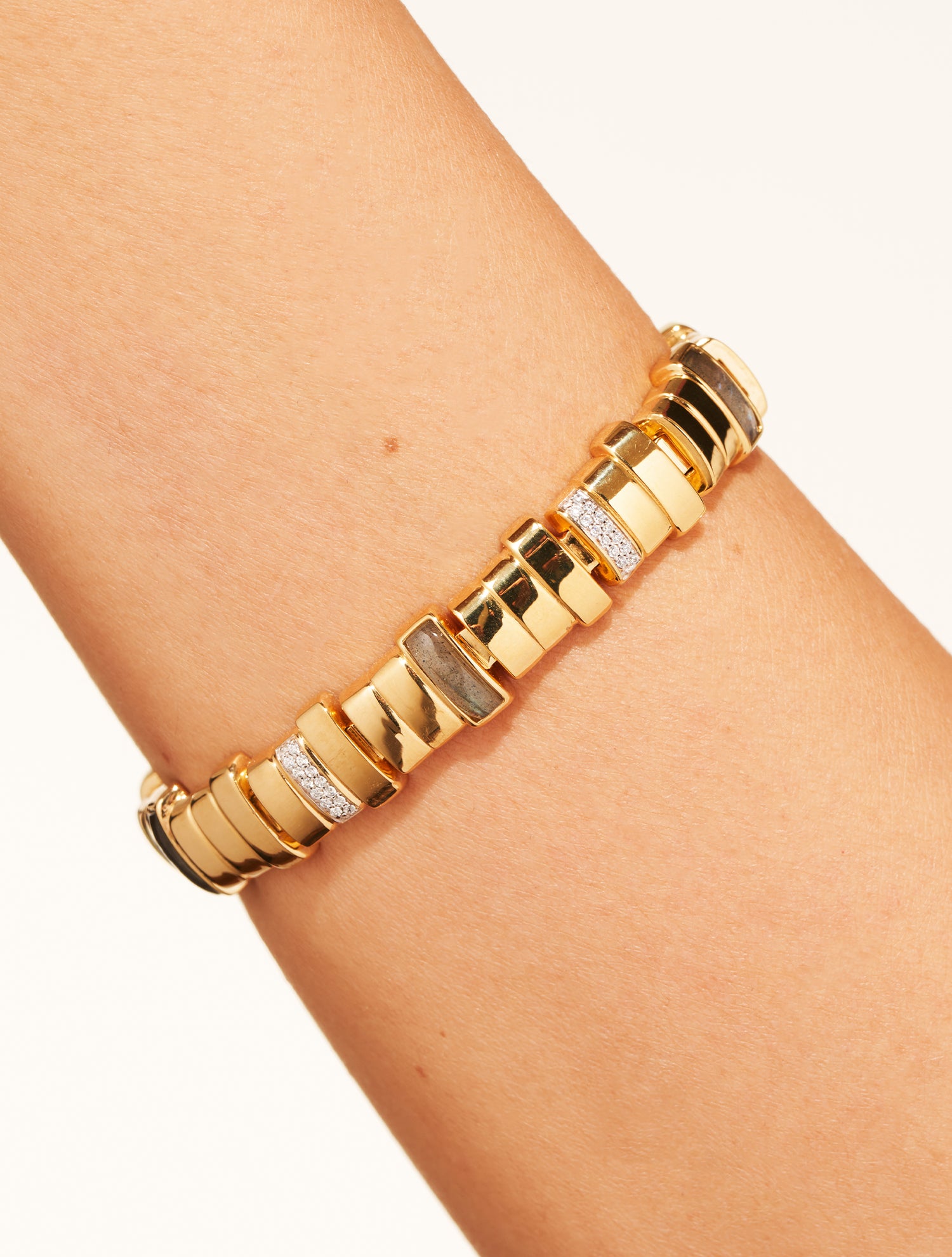 Bracelet Empreinte - Labradorite