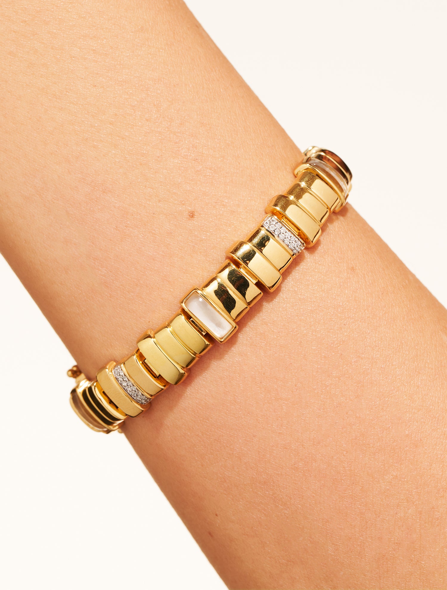 Bracelet Empreinte - Nacre