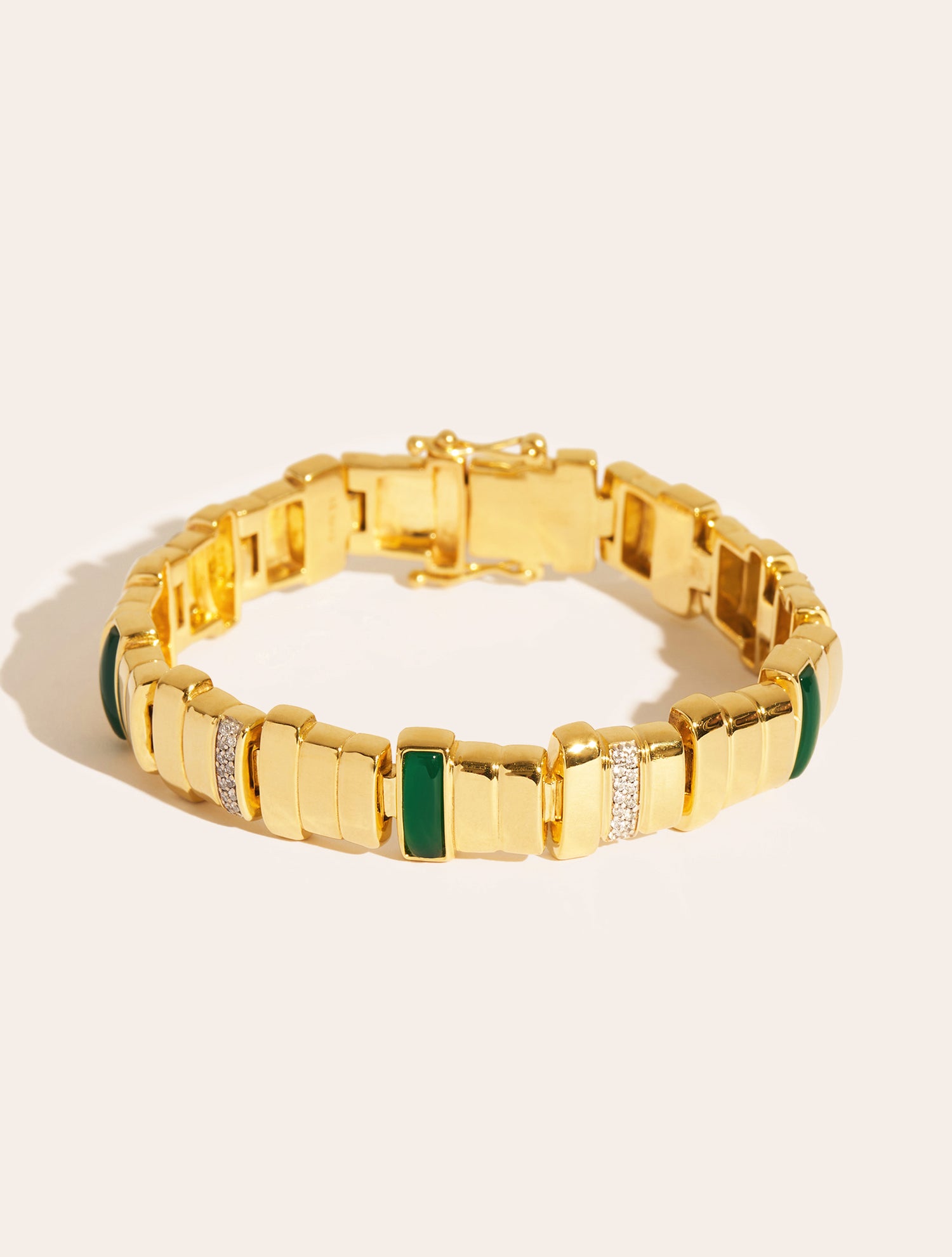 Bracelet Empreinte - Onyx vert