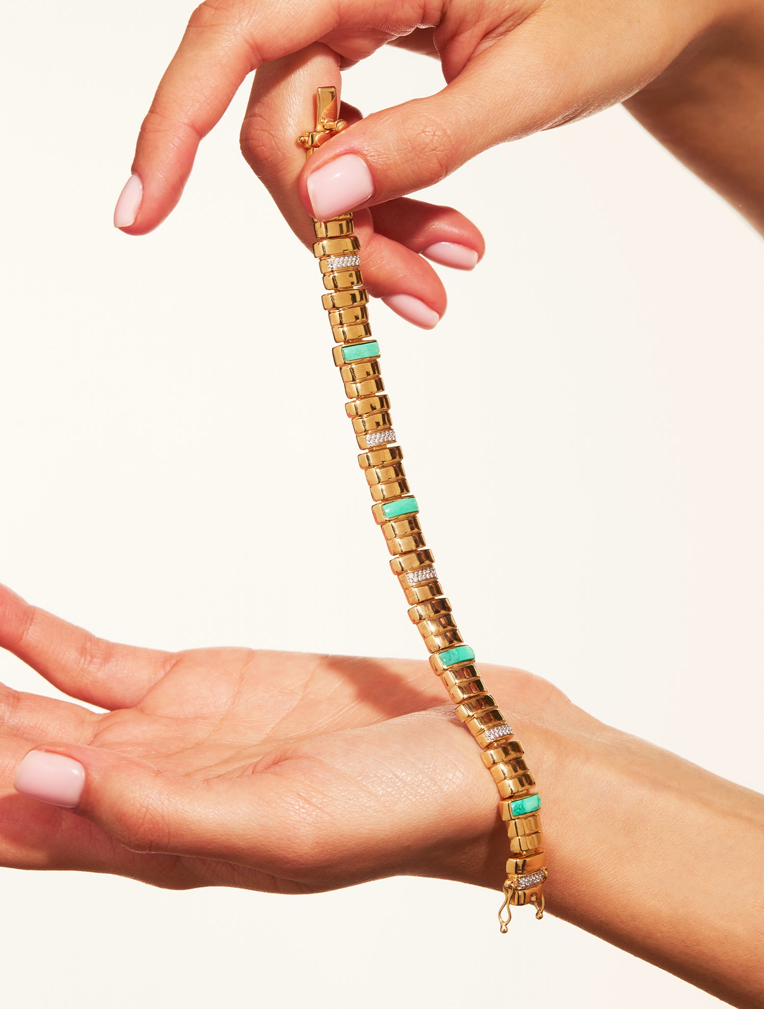 Bracelet Empreinte - Turquoise