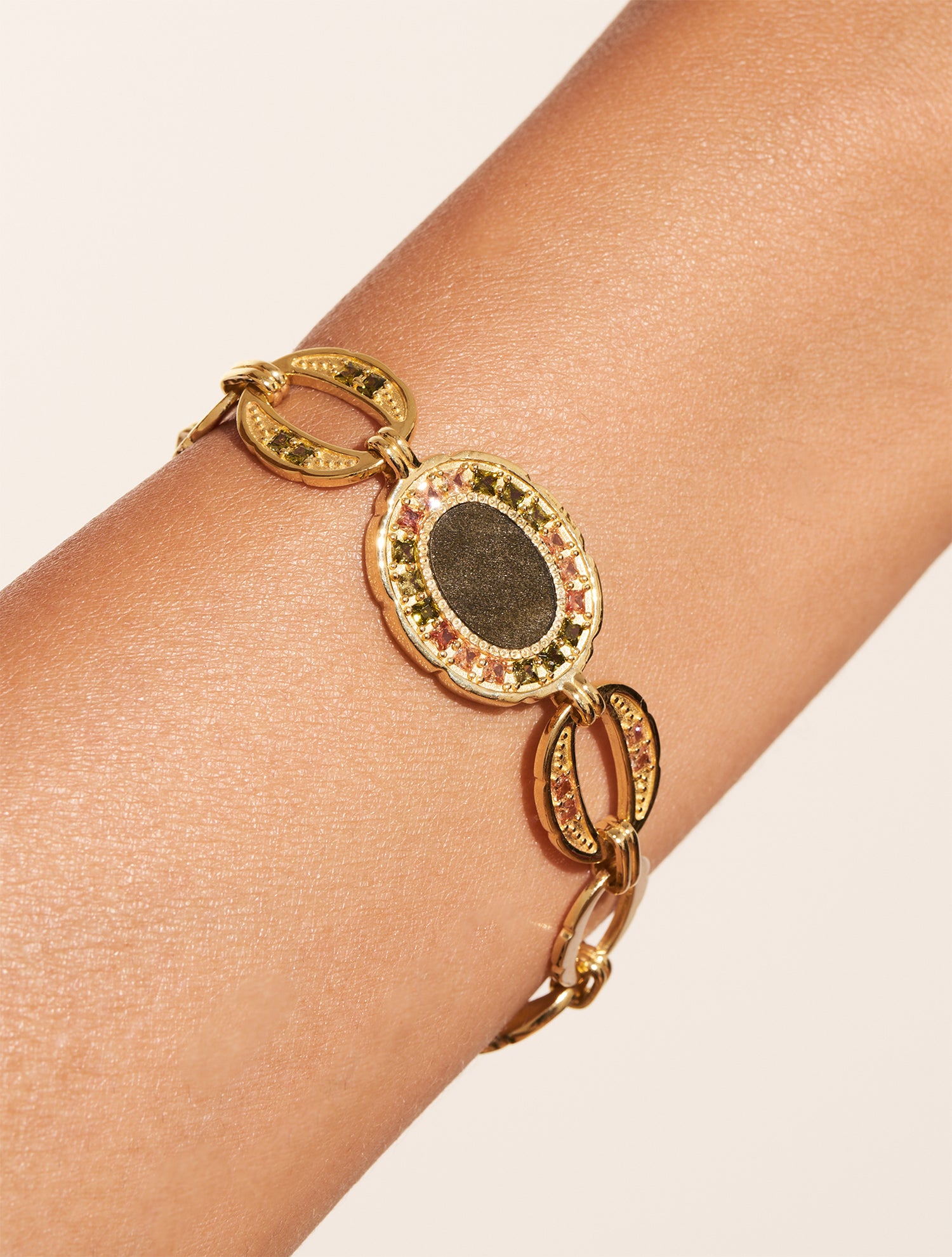Hera Bracelet - Golden Obsidian