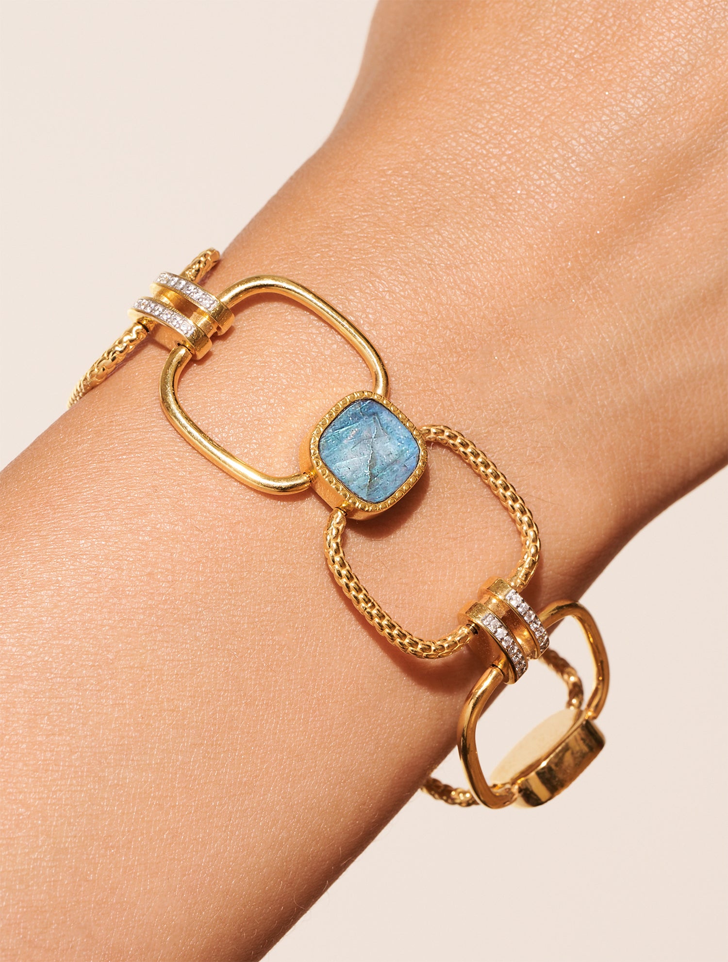 Bracelet Kaïa  - Labradorite