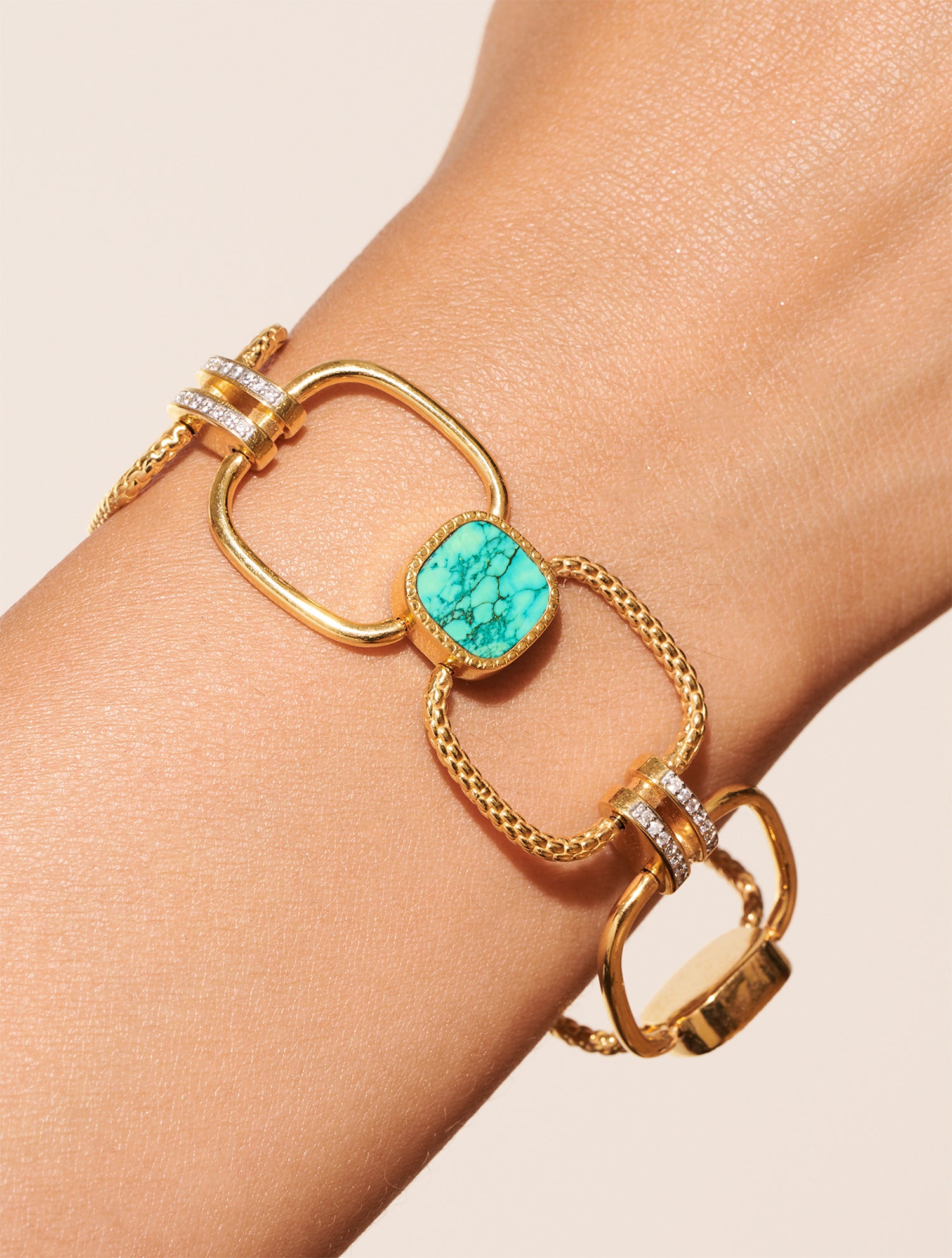 Bracelet Kaïa - Turquoise