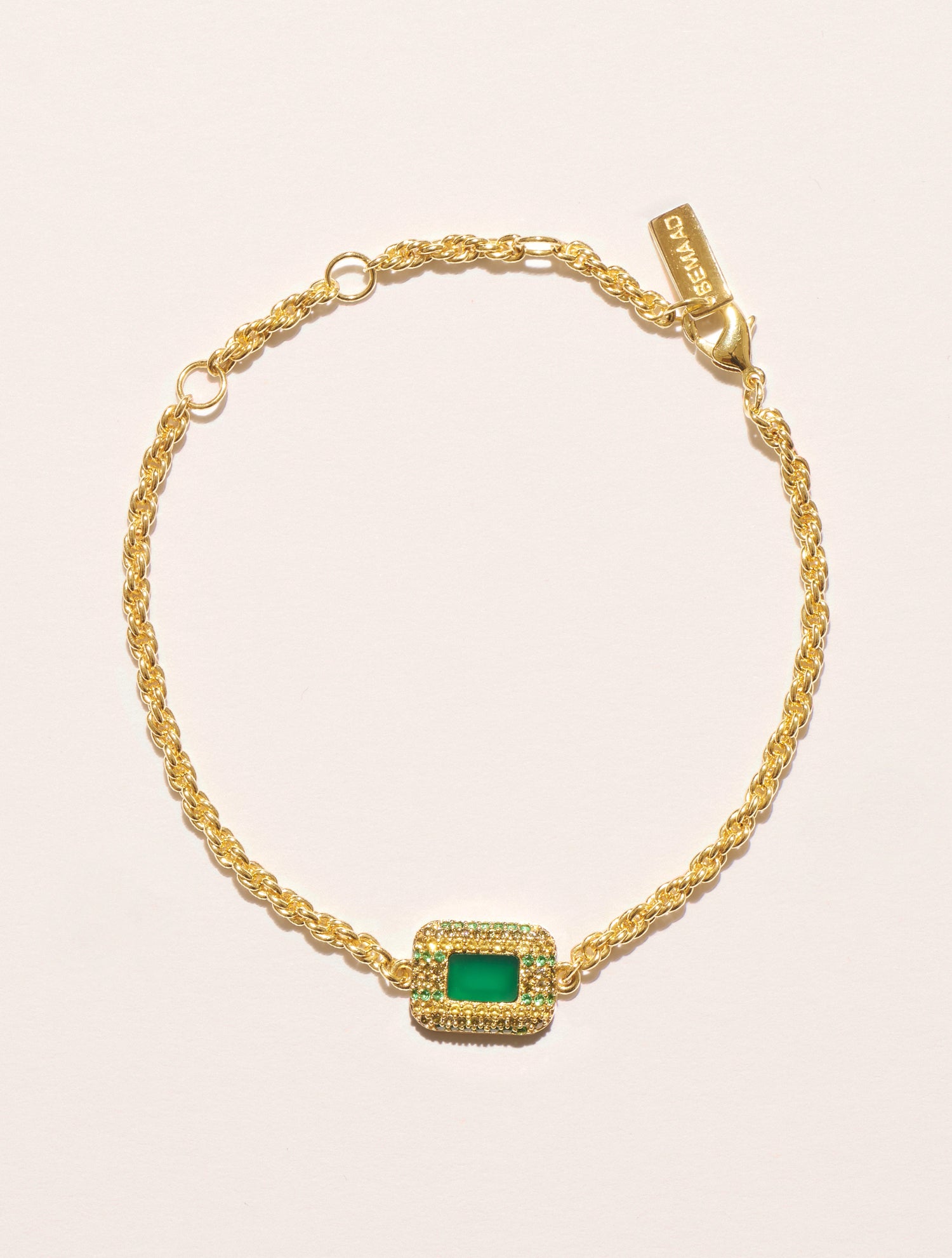 Bracelet Karma - Onyx Vert