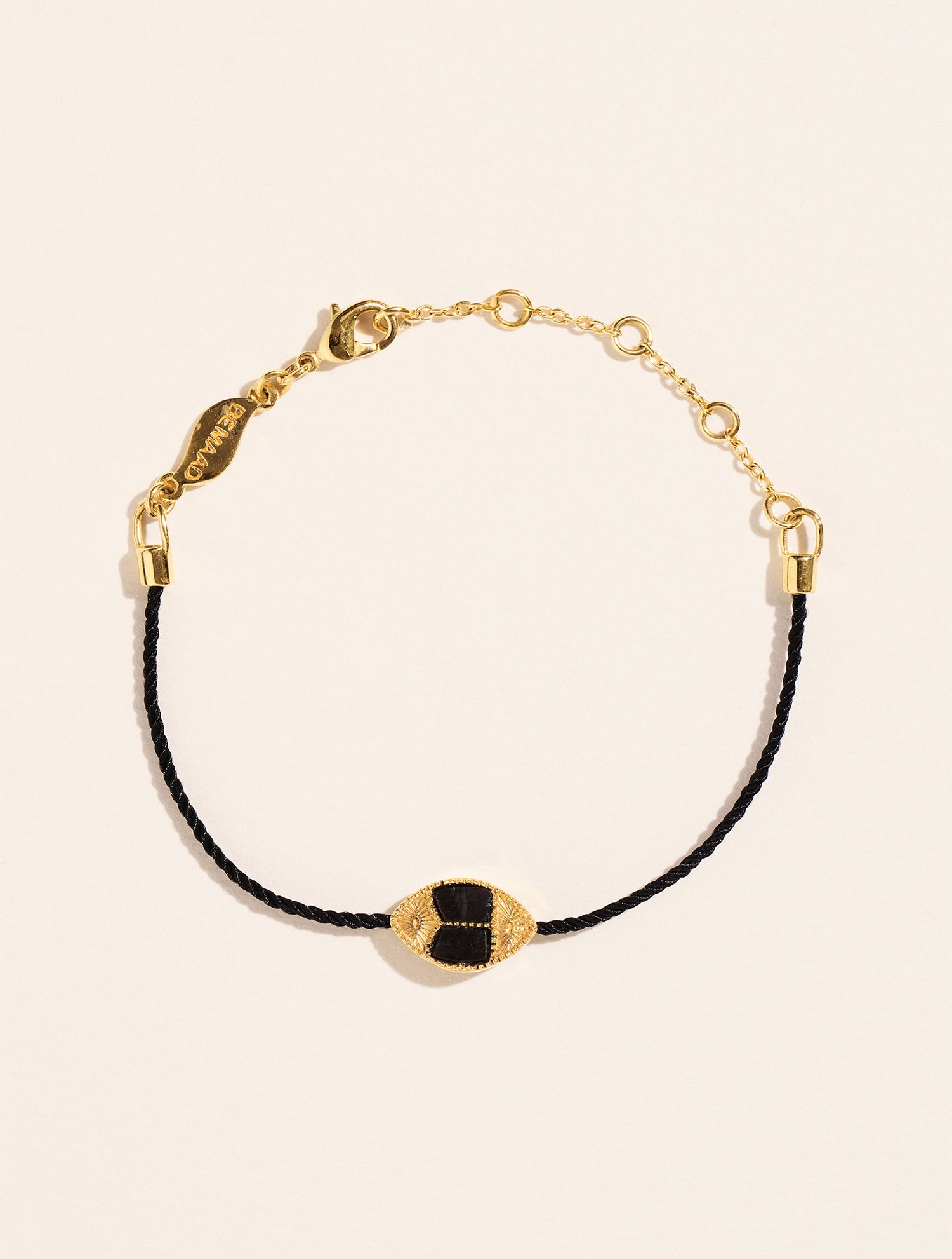 Bracelet Mina - Onyx Texturé