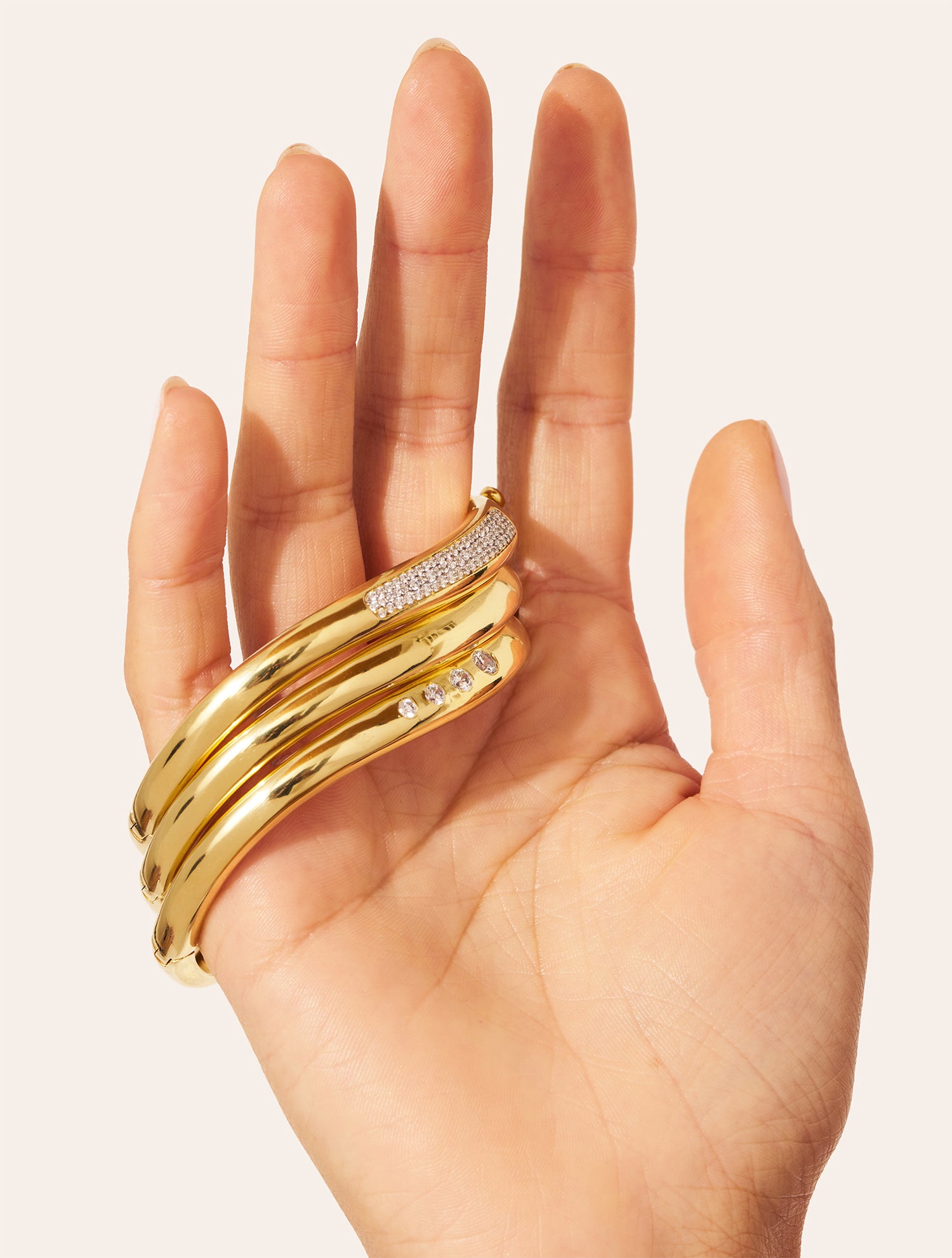 Jonc Origine 4 zircons serties