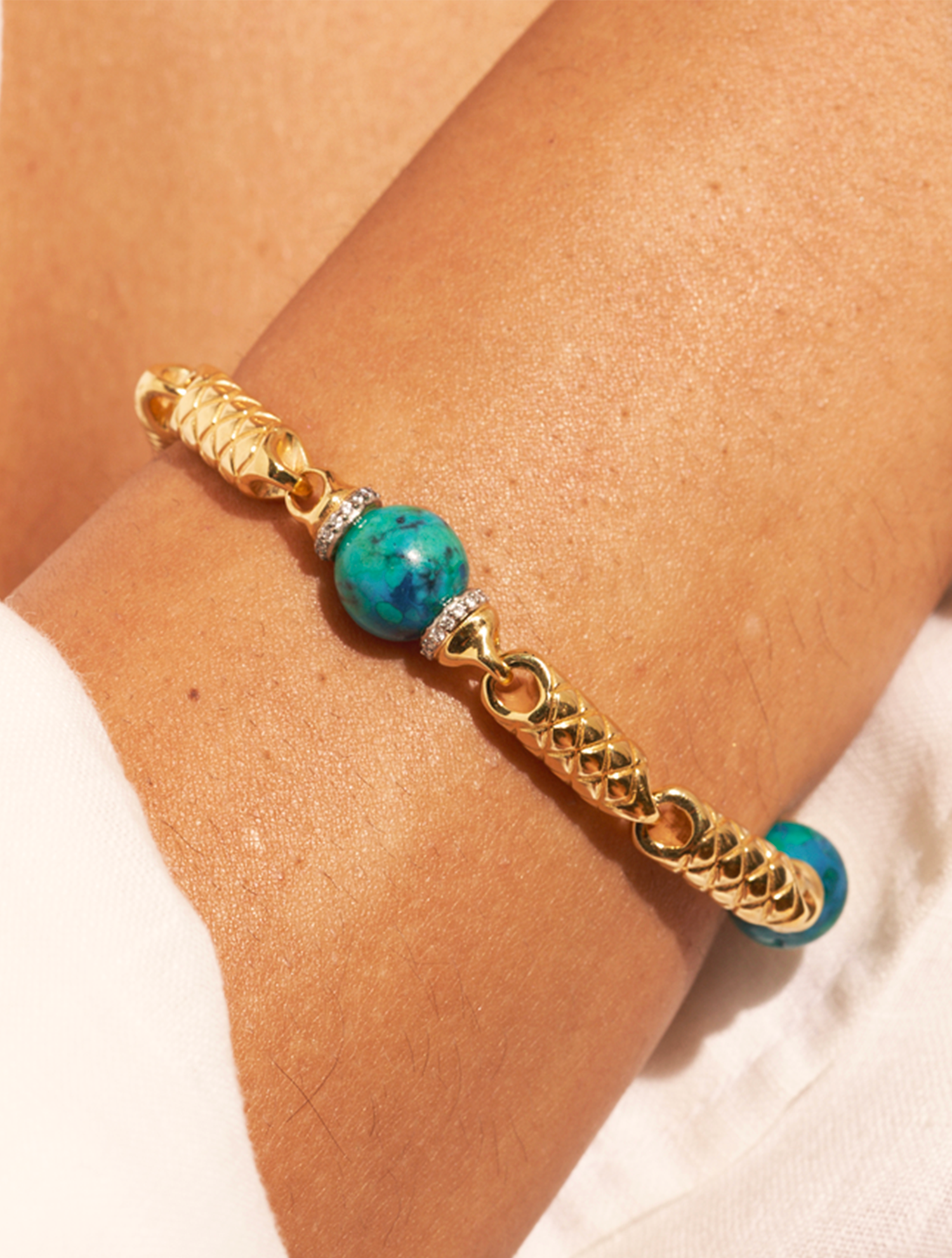Oro Bracelet - Chrysocolla