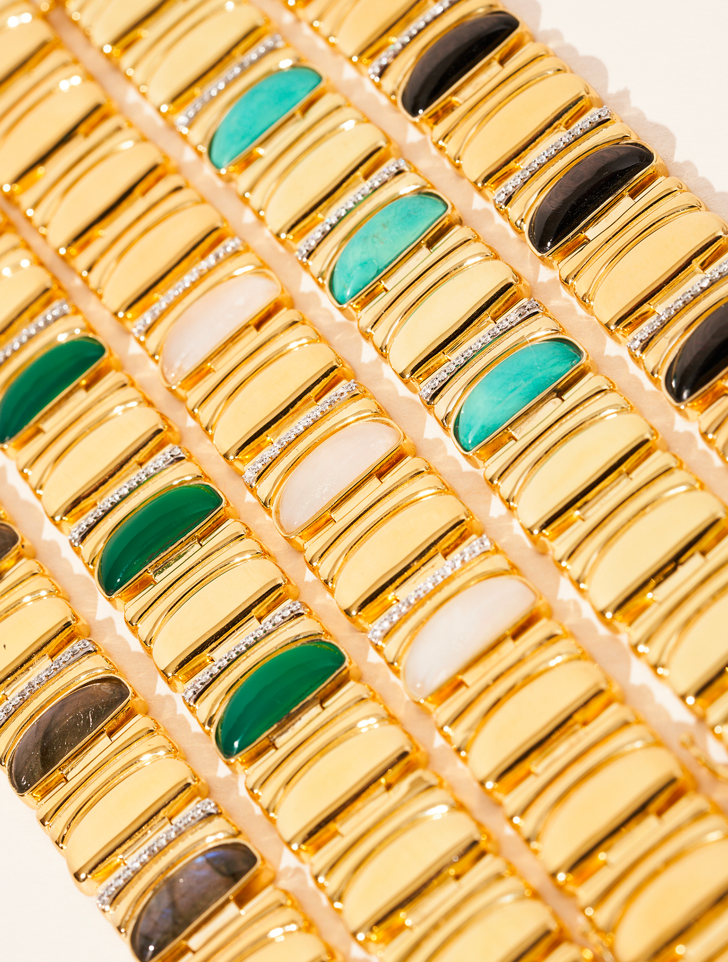 Bracelet Seema - Onyx Vert