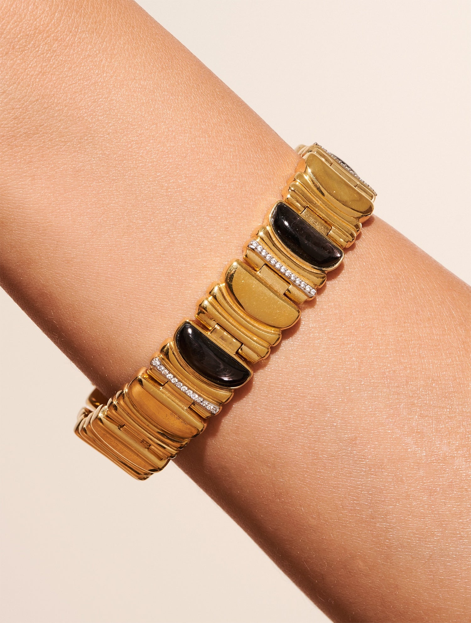 Seema Bracelet - Textured Onyx