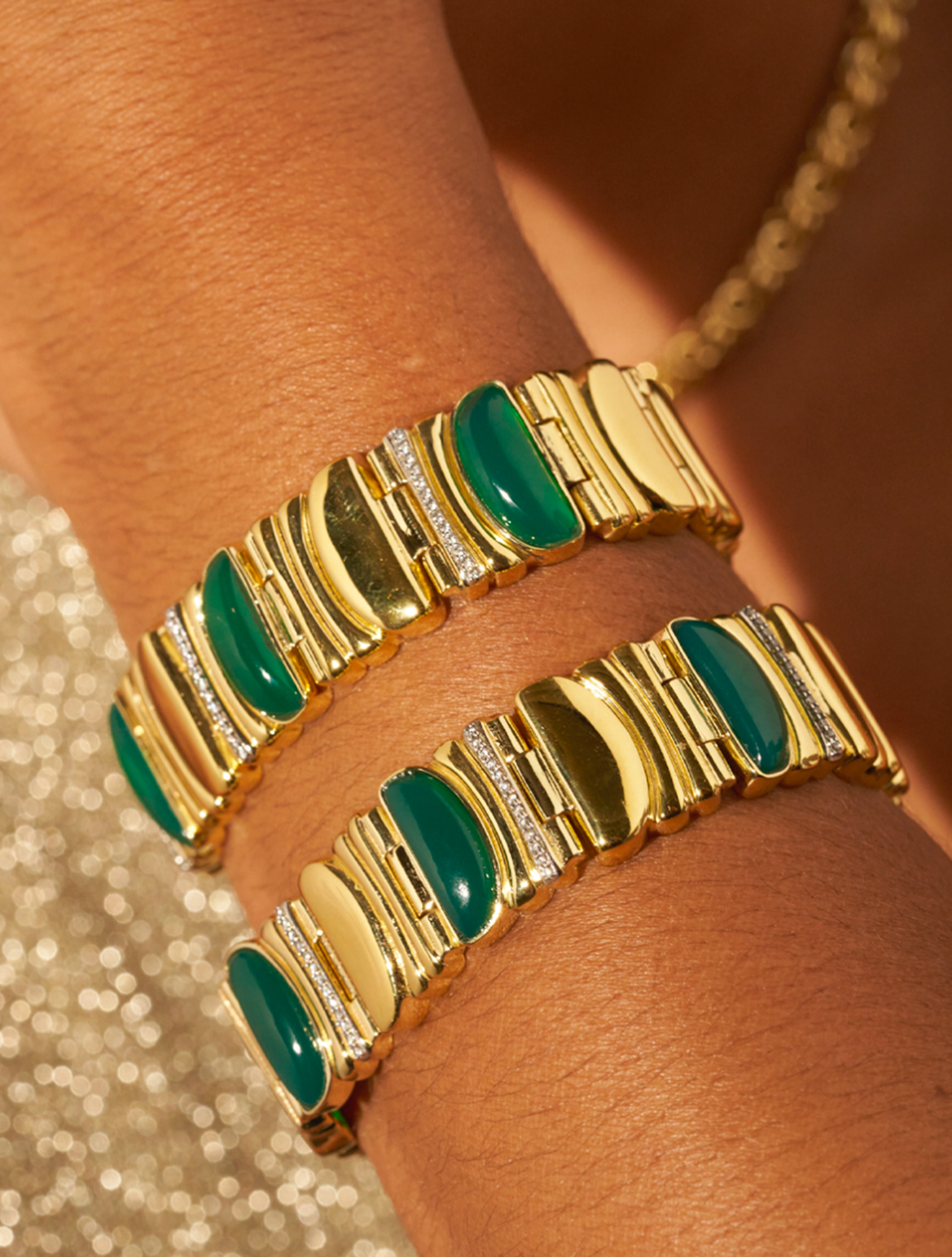 Bracelet Seema - Onyx Vert