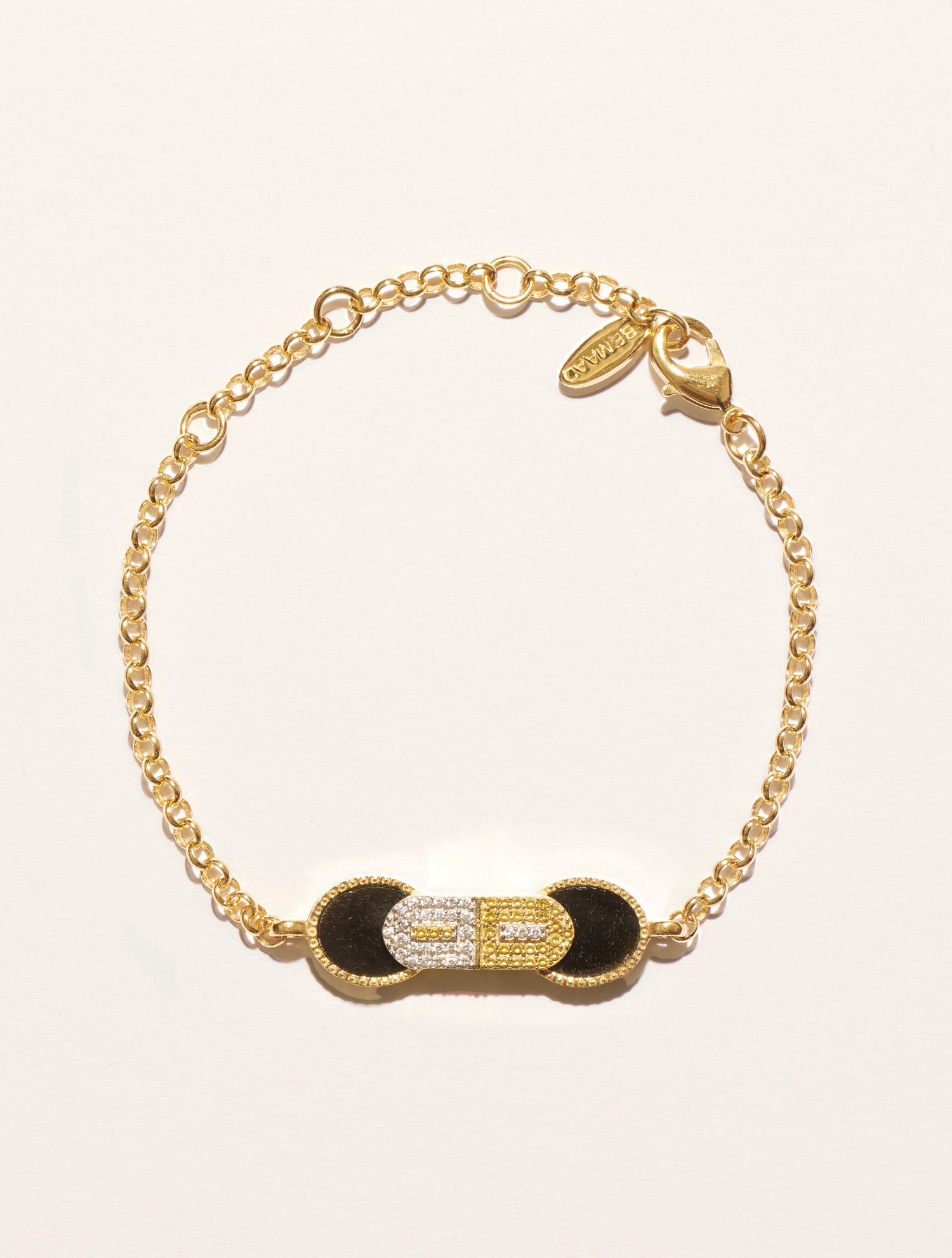 Bracelet Sinae - Obsidienne dorée