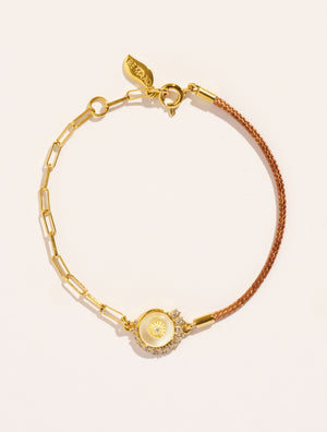 Bracelet coquillage - Beige/Nacre