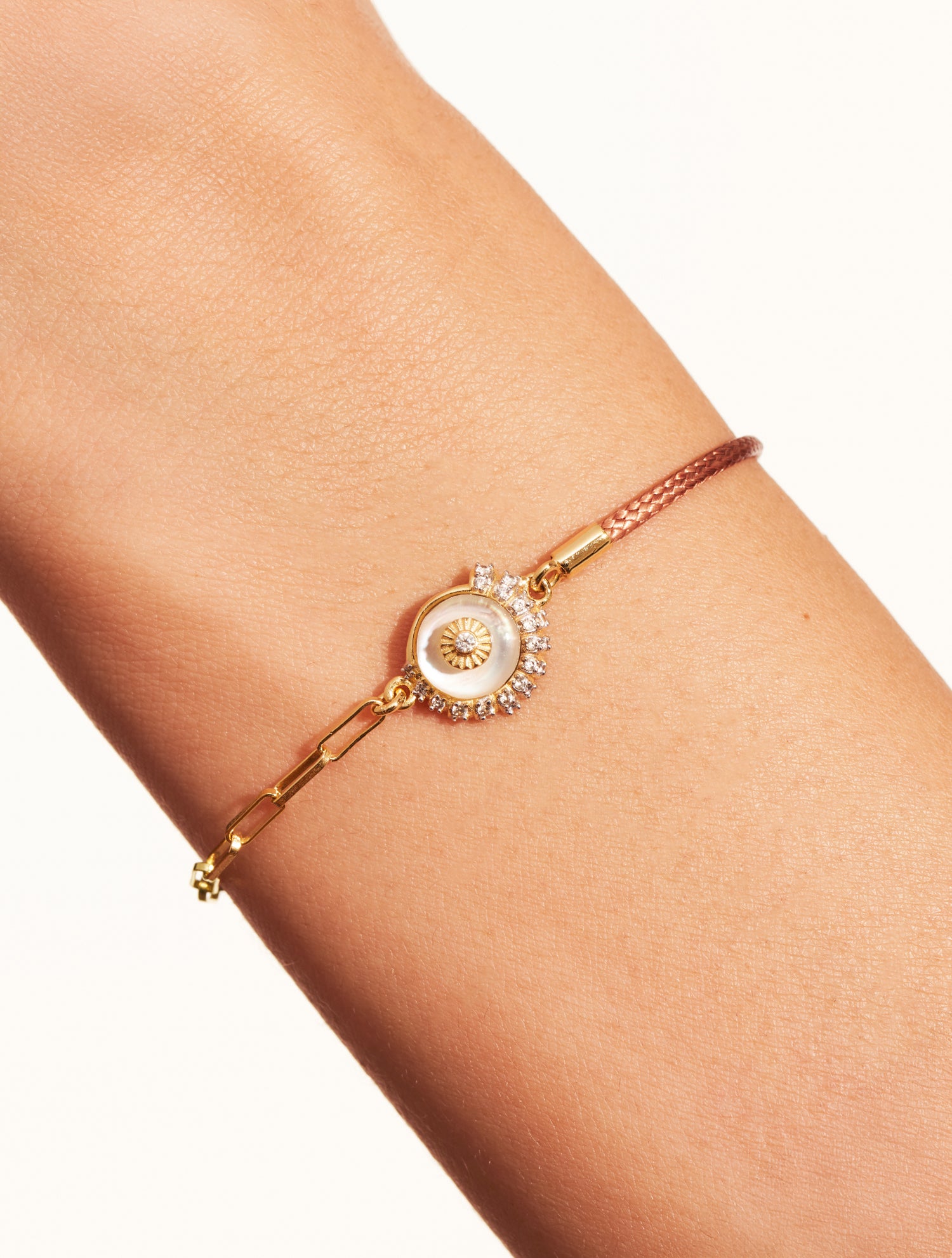 Bracelet coquillage - Beige/Nacre