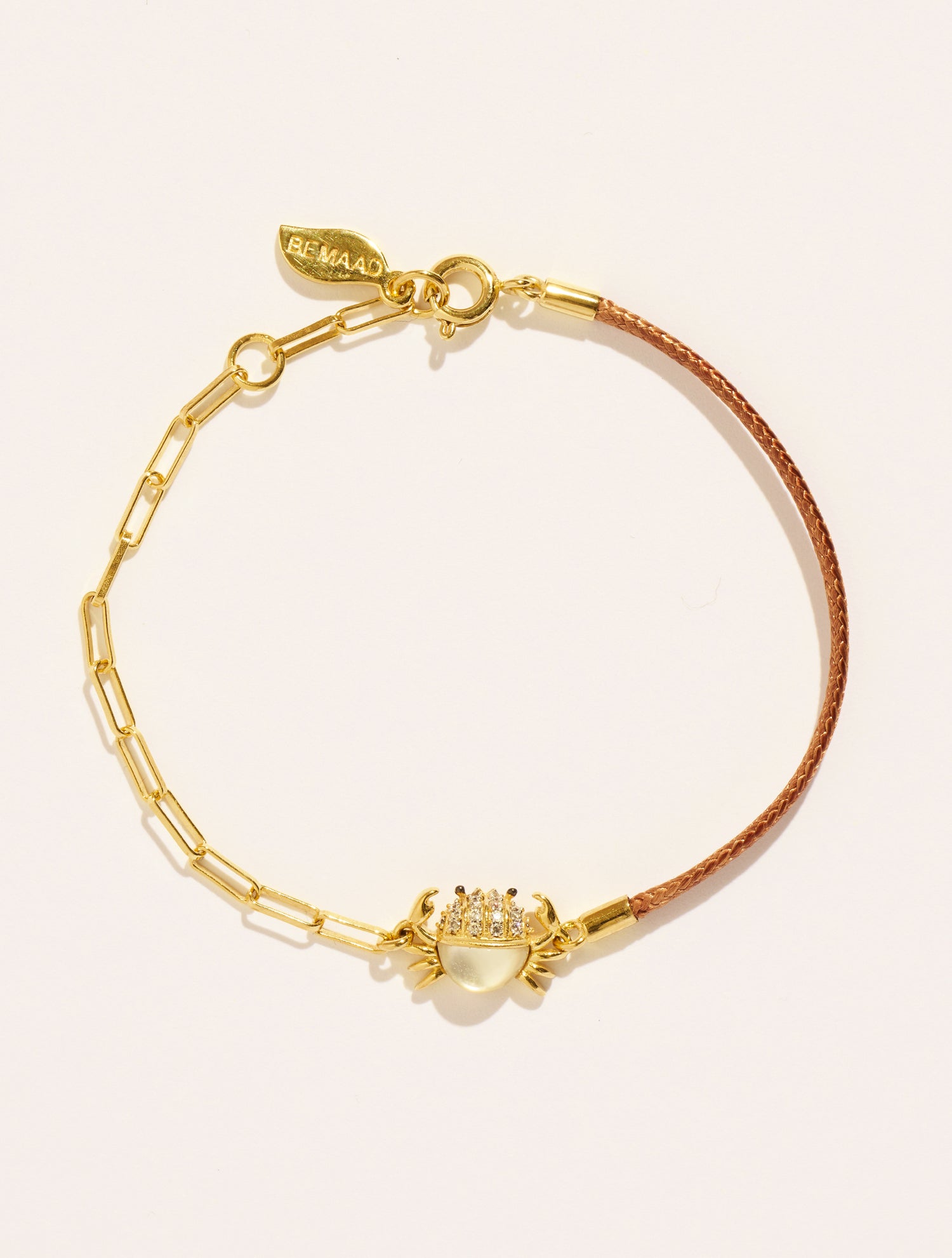 Bracelet Crabe - Beige/Nacre