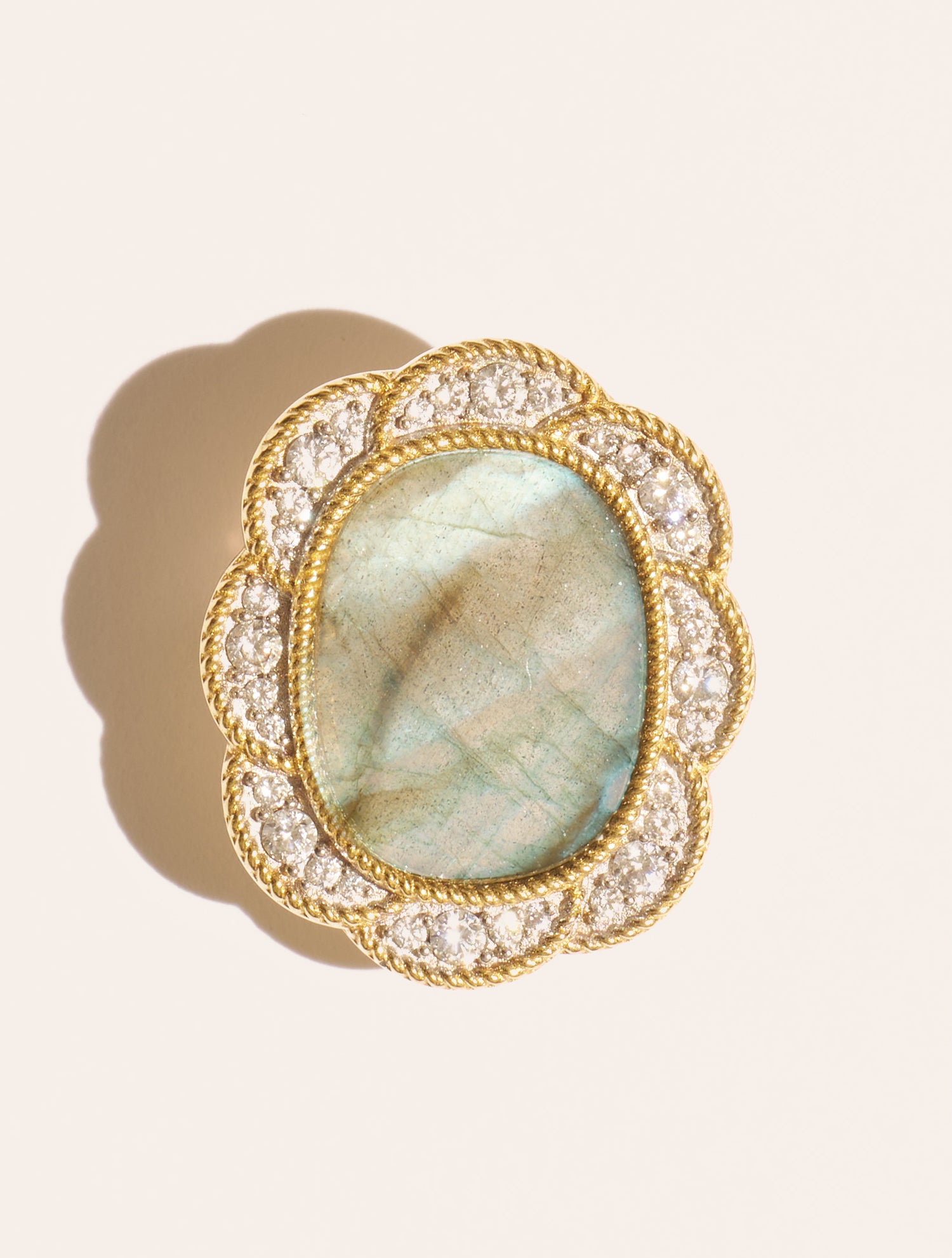 Esme Brooch - Labradorite