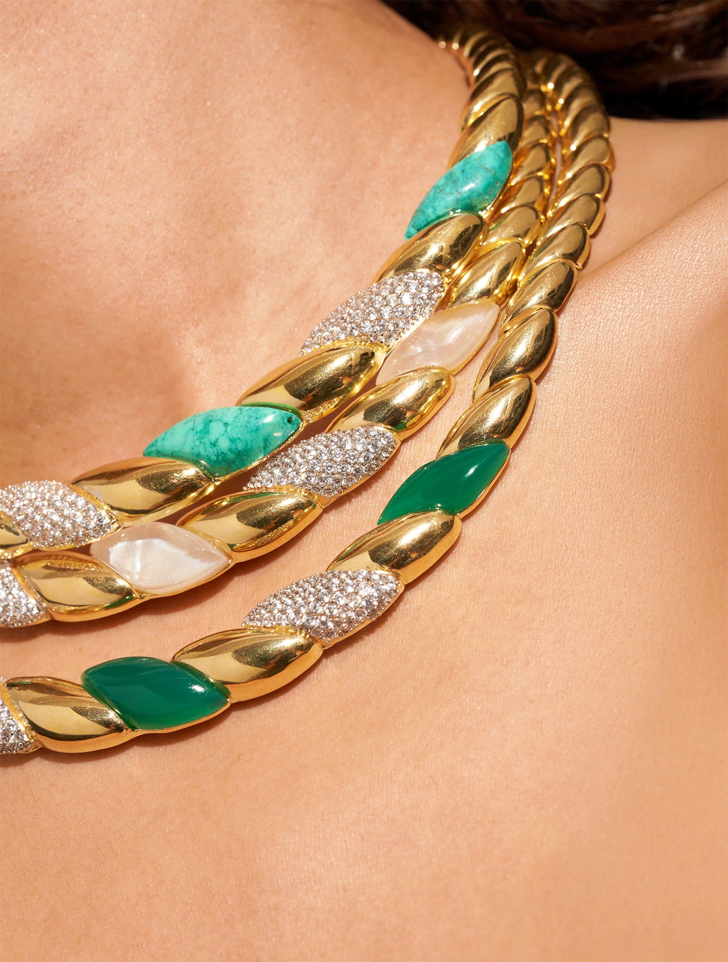 Amenza Necklace - Mother of Pearl