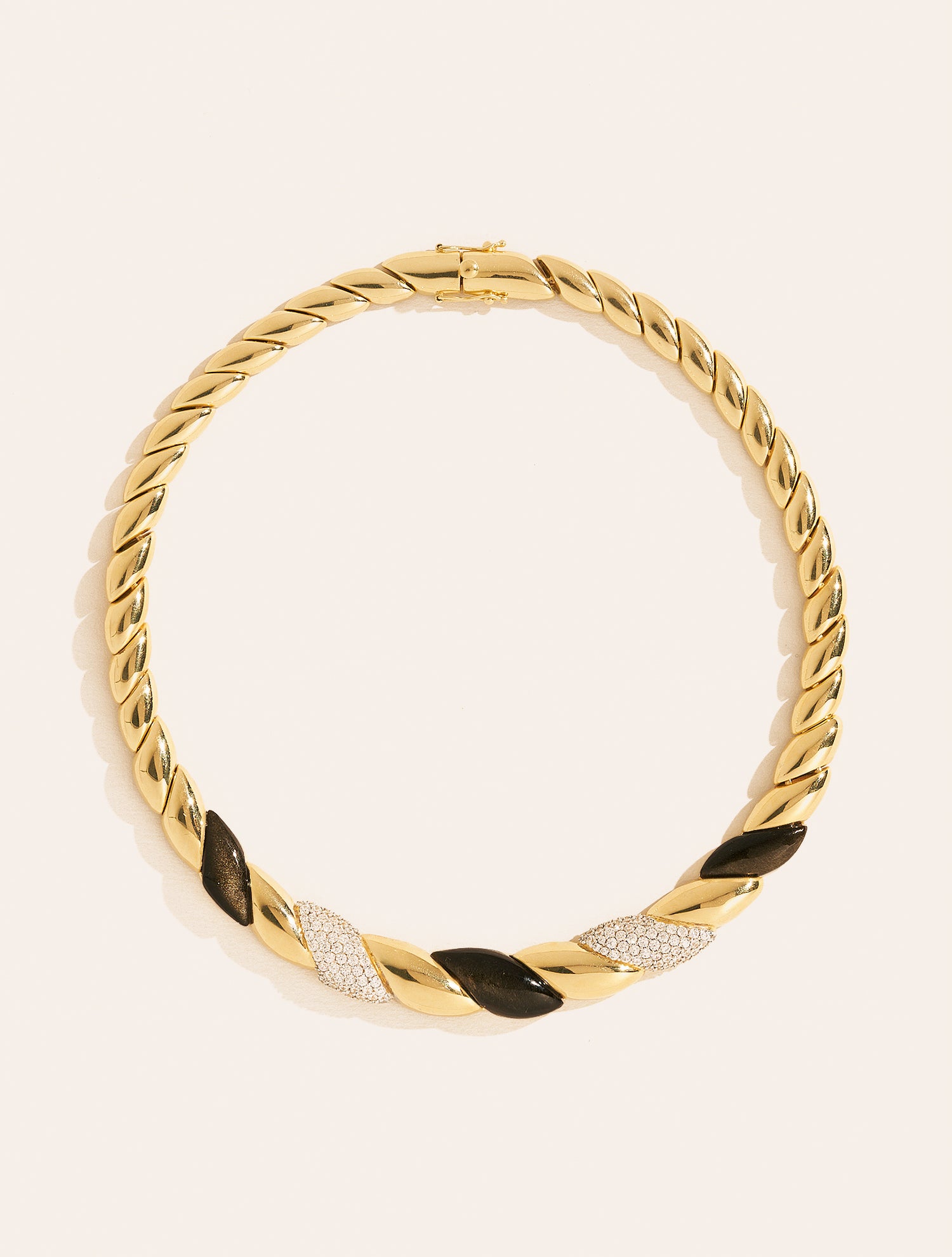 Amenza Necklace - Golden Obsidian