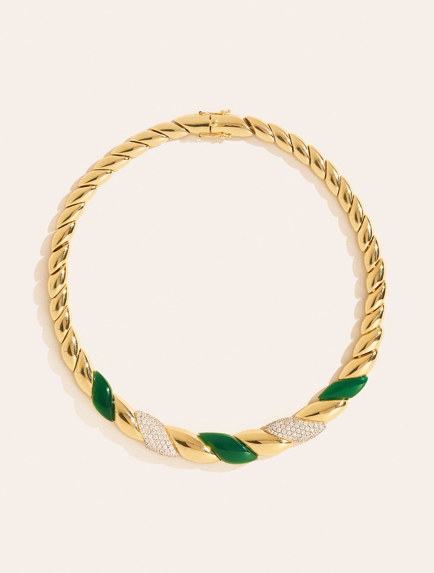 Collier Amenza - Onyx Vert